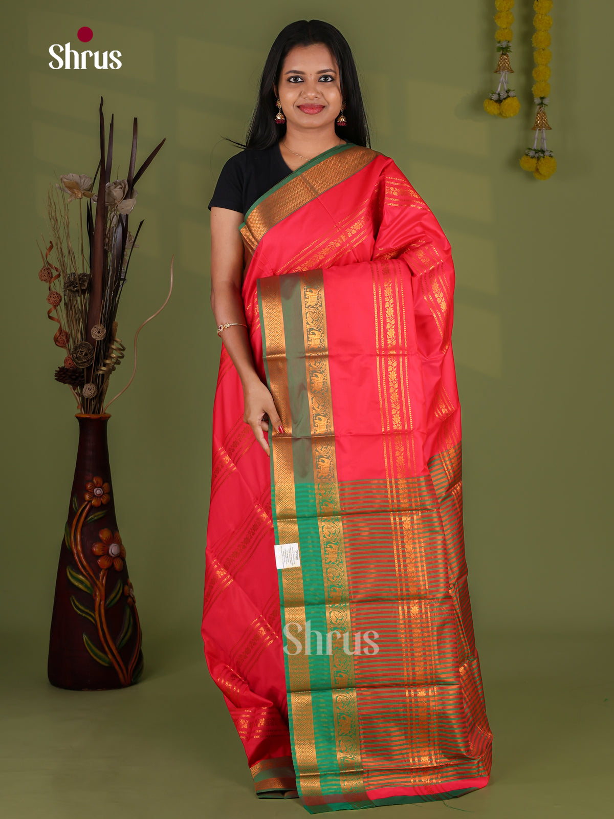 Semi Kanchipuram Saree - EI12131