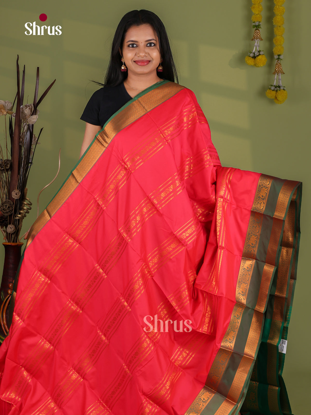 Semi Kanchipuram Saree - EI12131