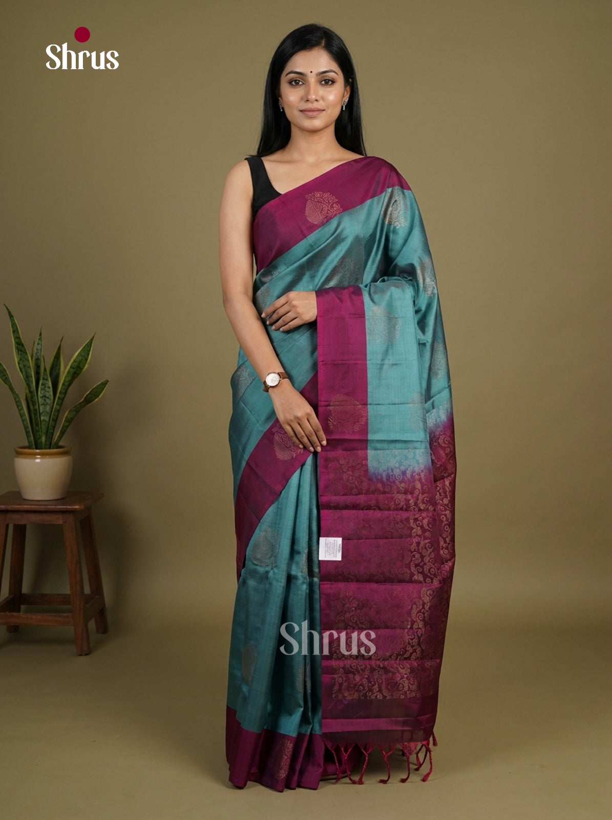 Softsilk-halfpure Saree - EI15048