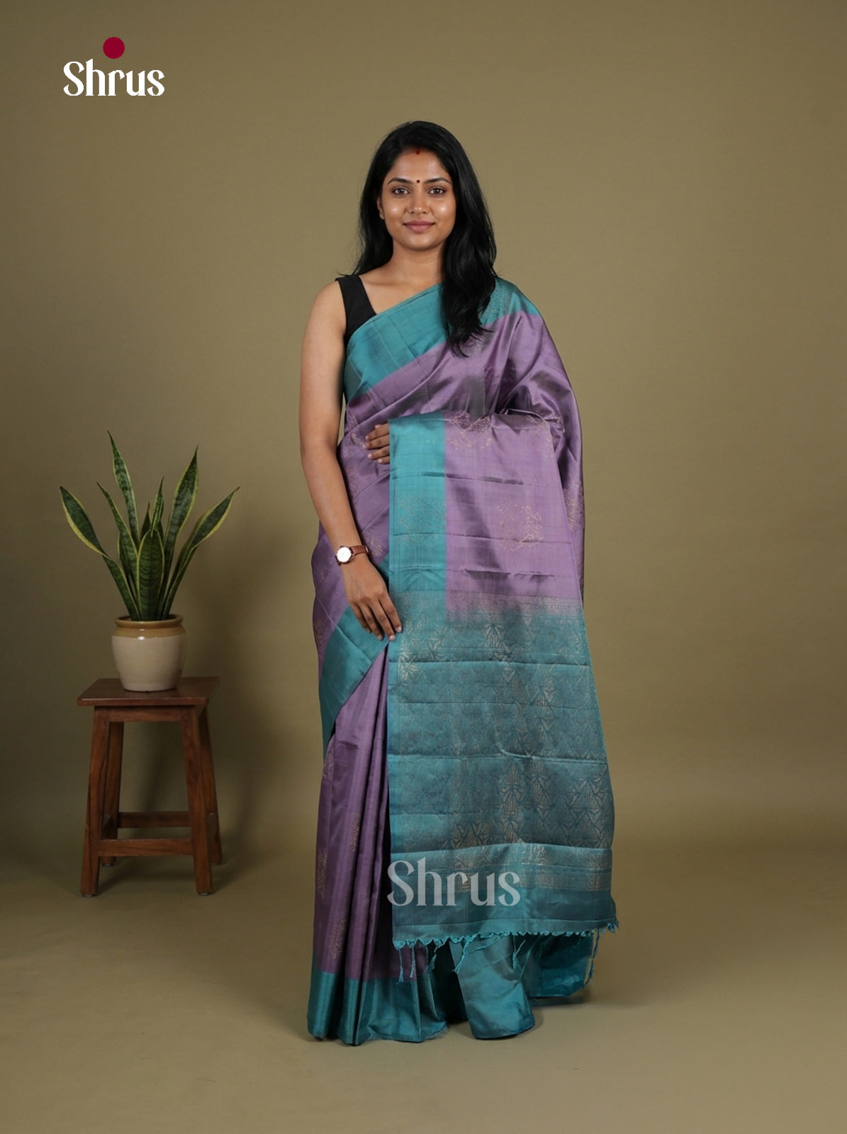 Softsilk-halfpure Saree - EI15060