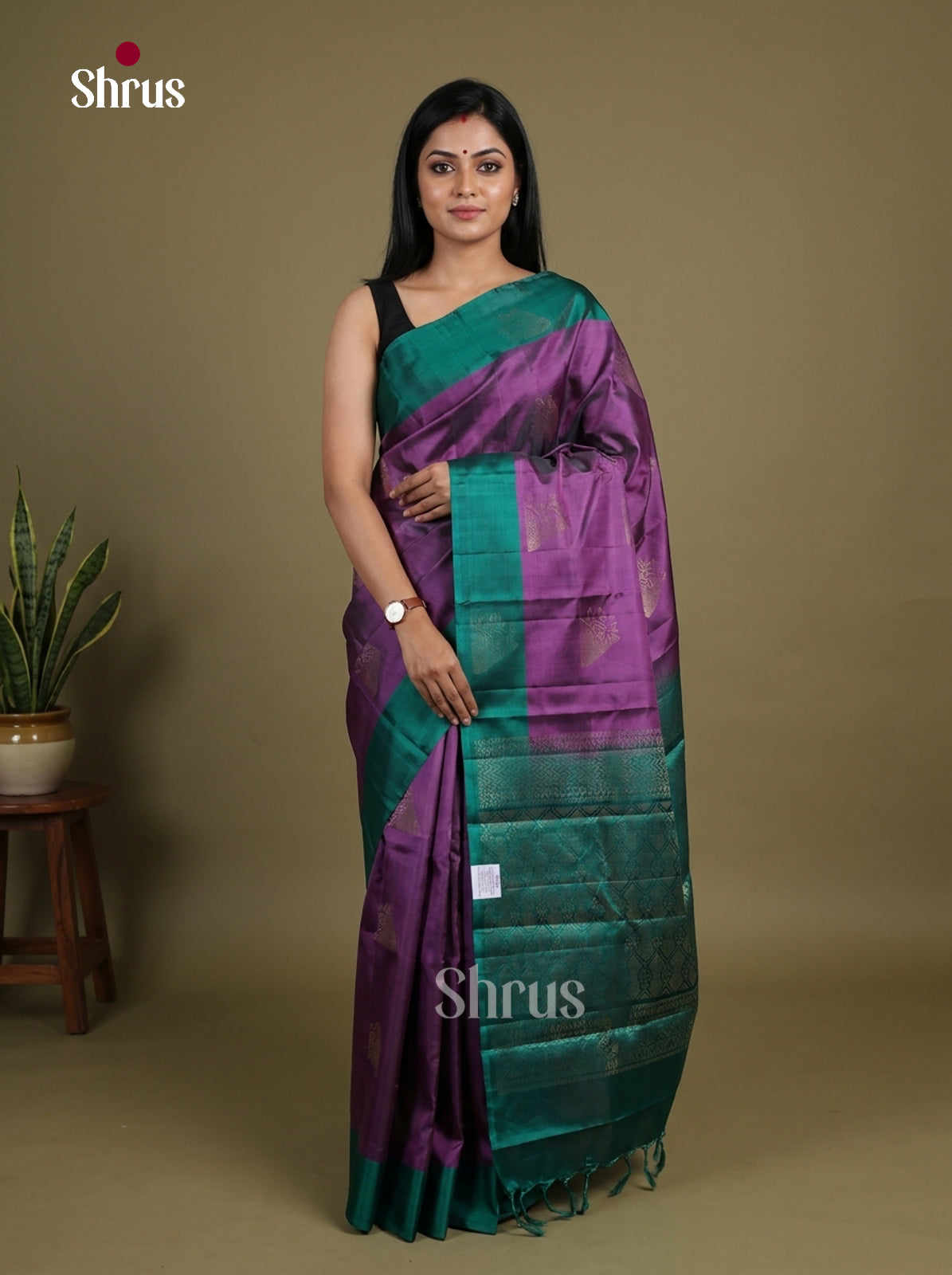 Softsilk-halfpure Saree - EI15063