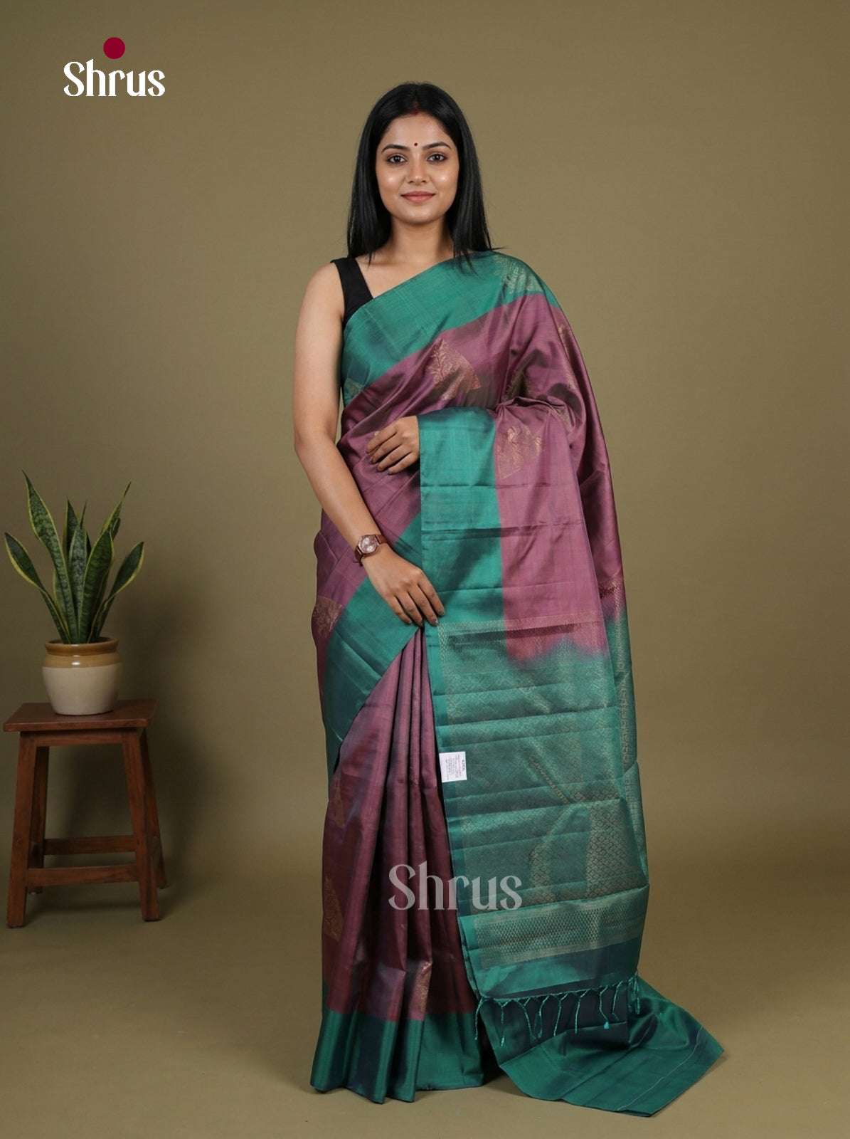 Softsilk-halfpure Saree - EI15065