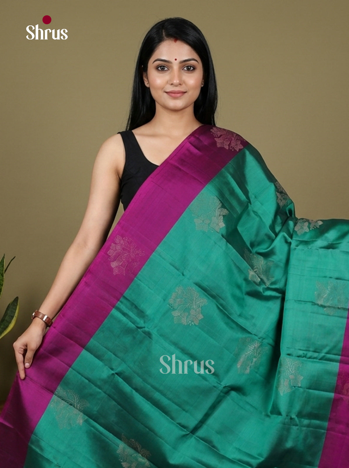 Softsilk-halfpure Saree - EI15070