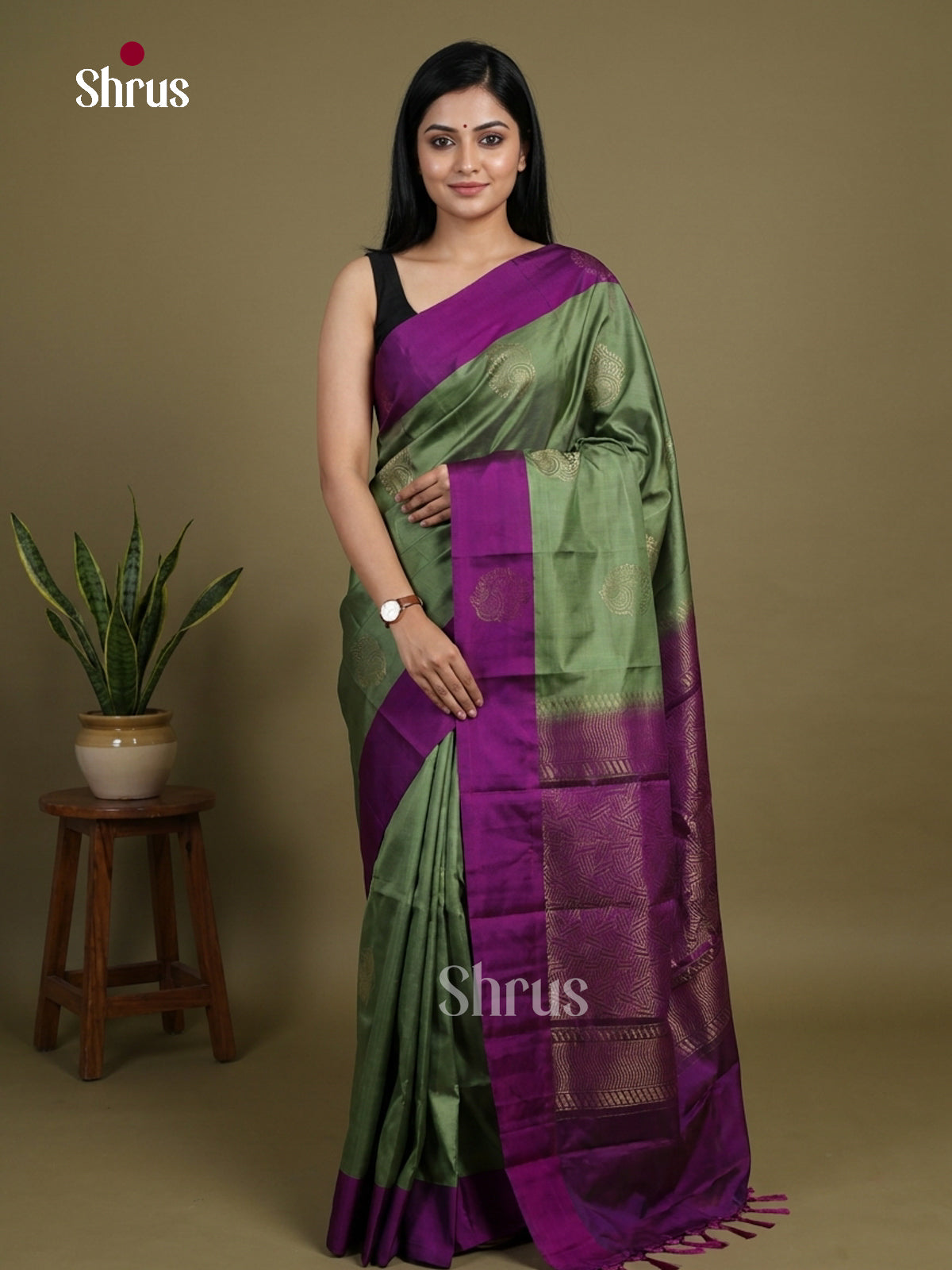 Softsilk-halfpure Saree - EI15072