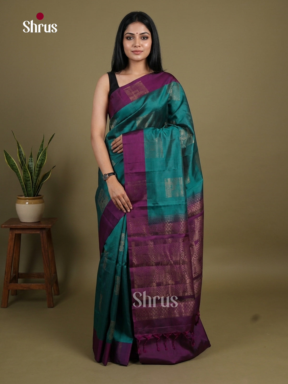 Softsilk-halfpure Saree - EI15073