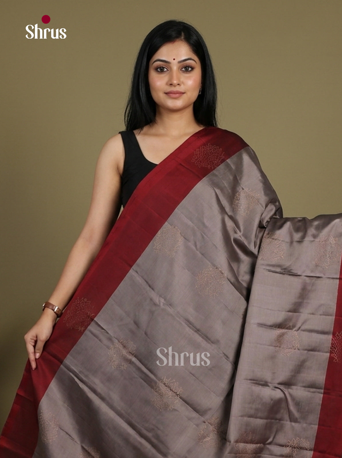 Softsilk-halfpure Saree - EI15080