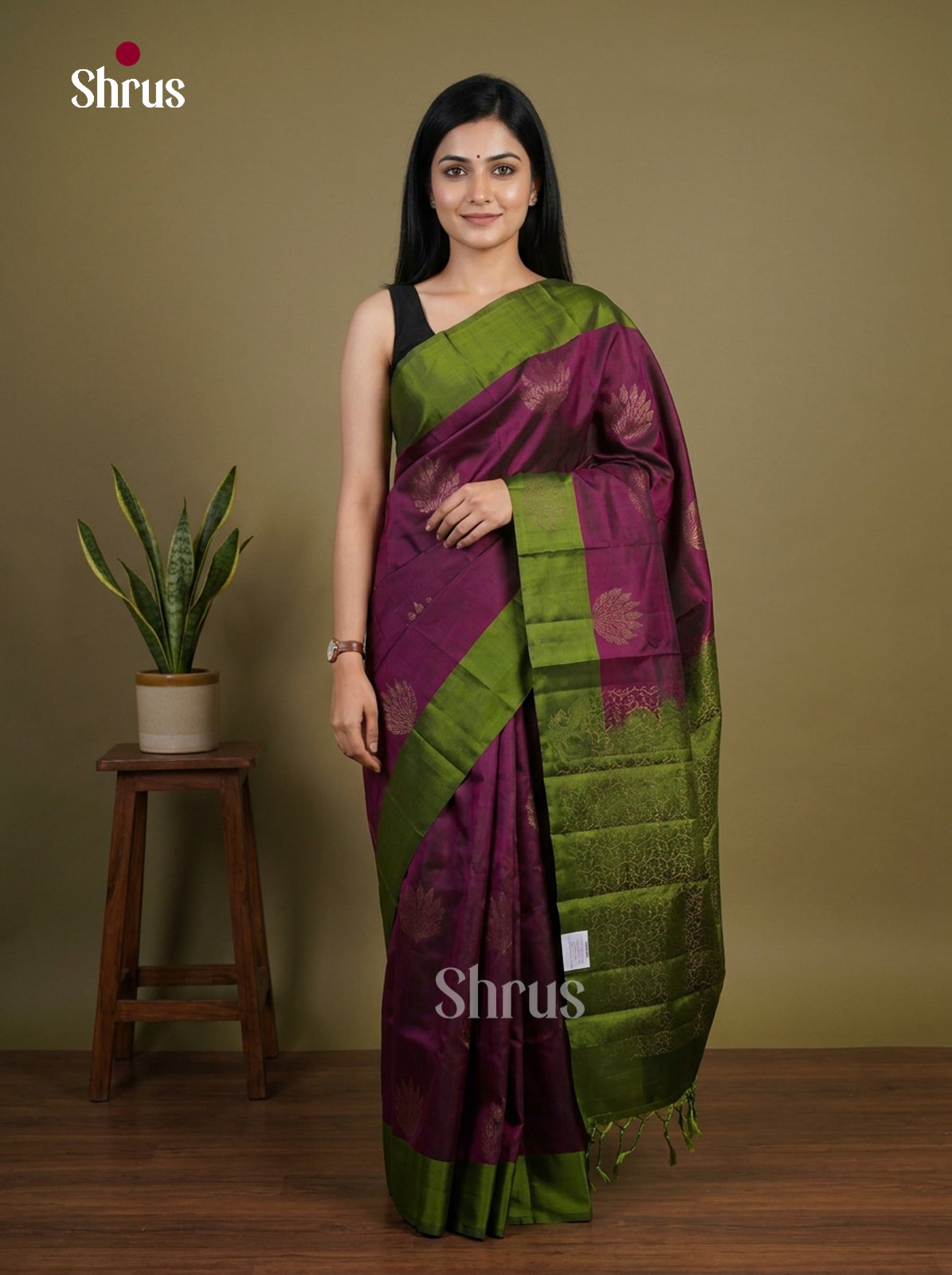 Softsilk-halfpure Saree - EI15100