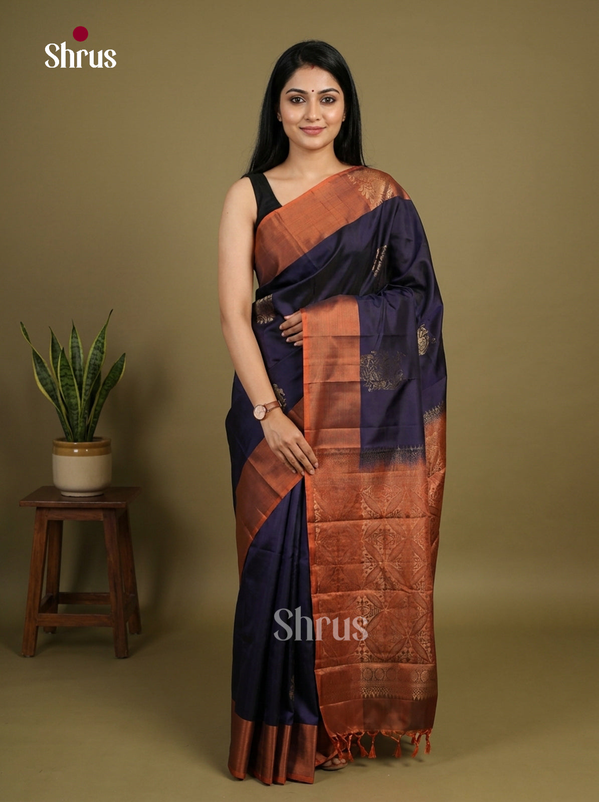 Softsilk-halfpure Saree - EI15103