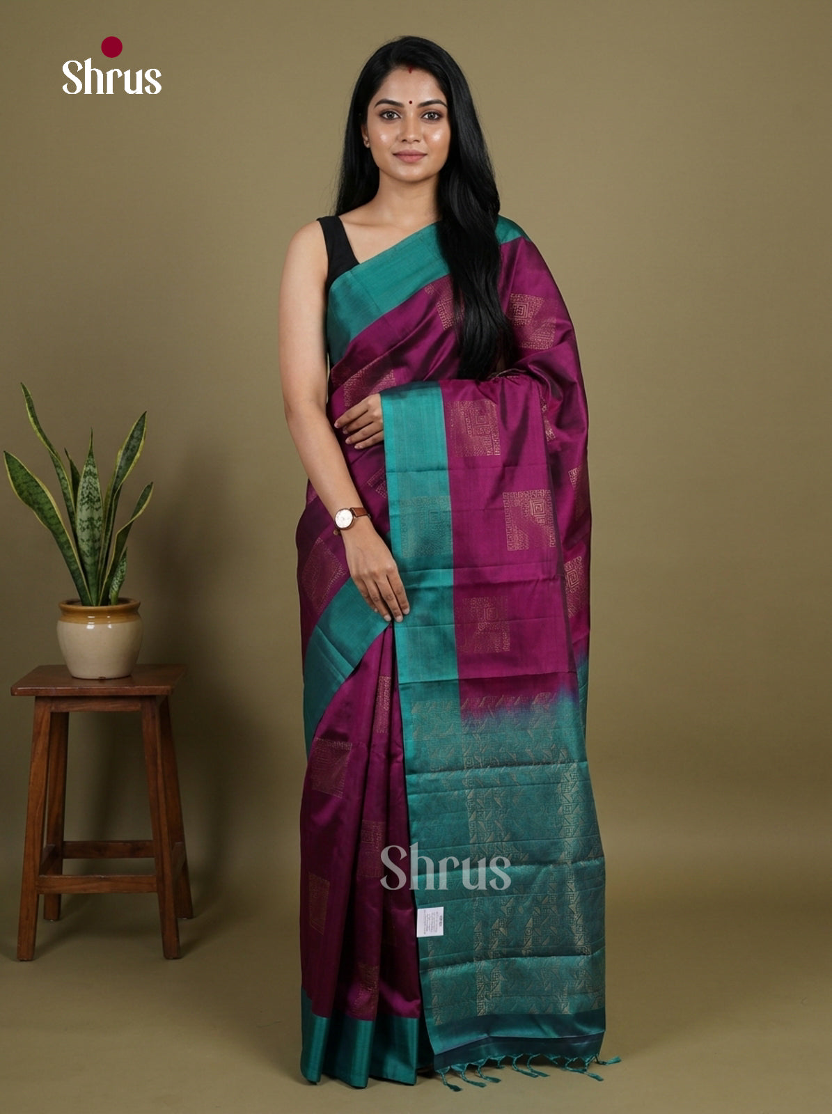 Softsilk-halfpure Saree - EI15106