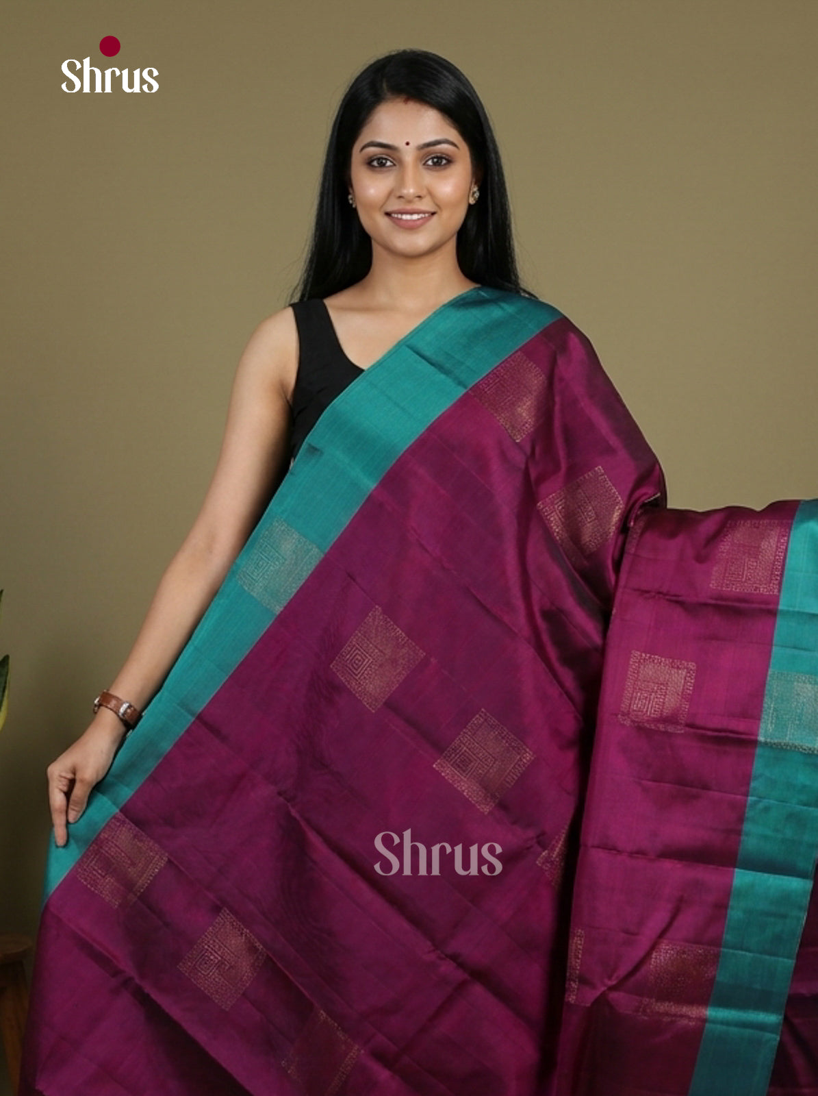 Softsilk-halfpure Saree - EI15106