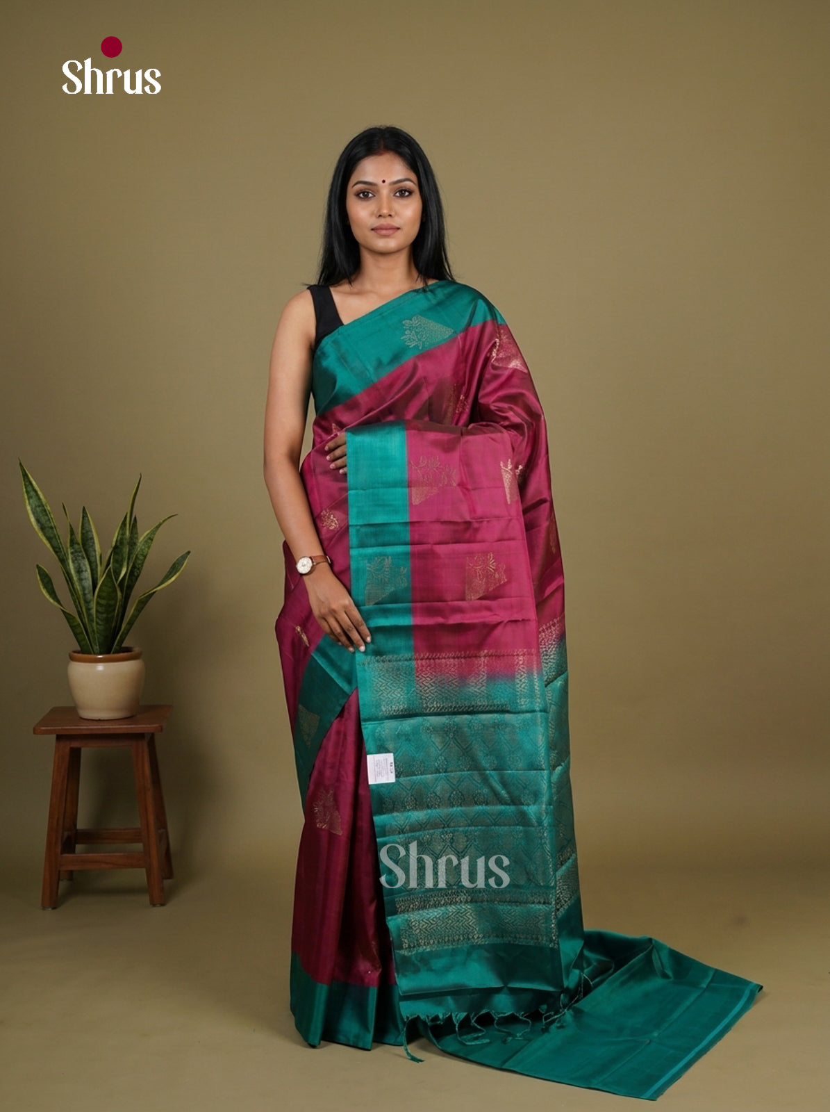 Softsilk-halfpure Saree - EI15108
