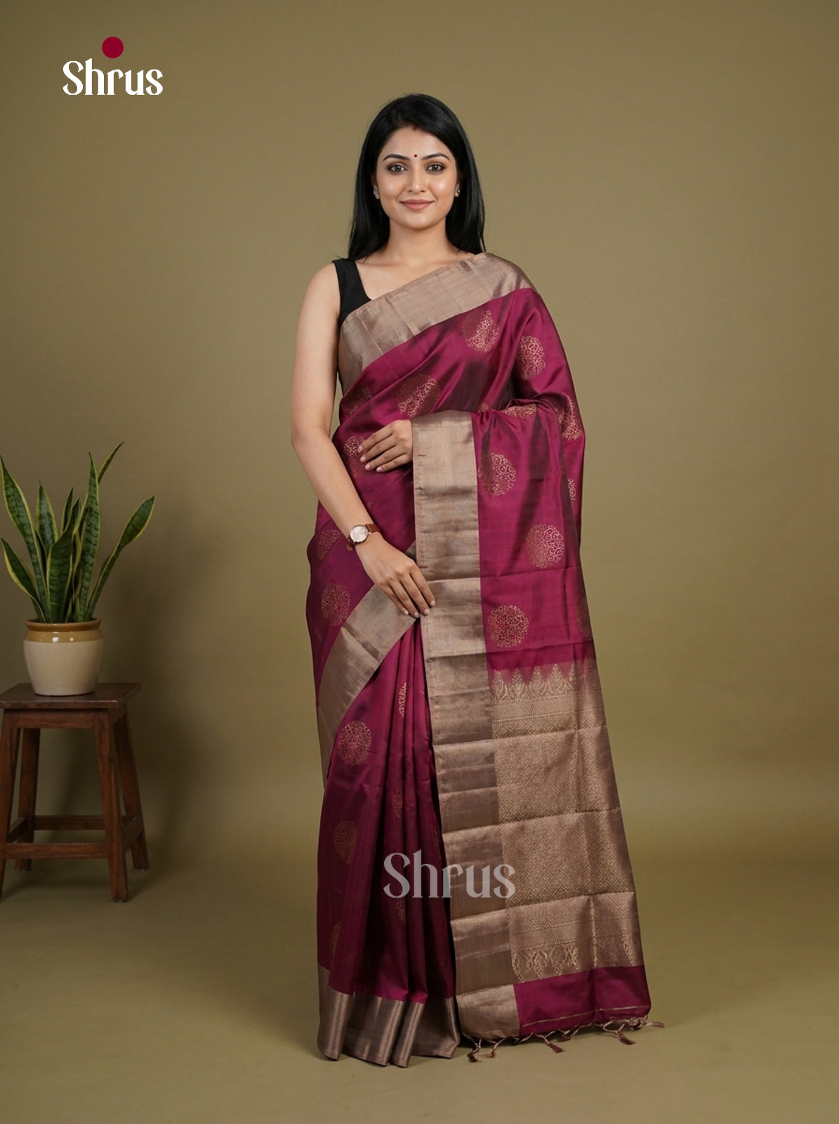 Softsilk-halfpure Saree - EI15112