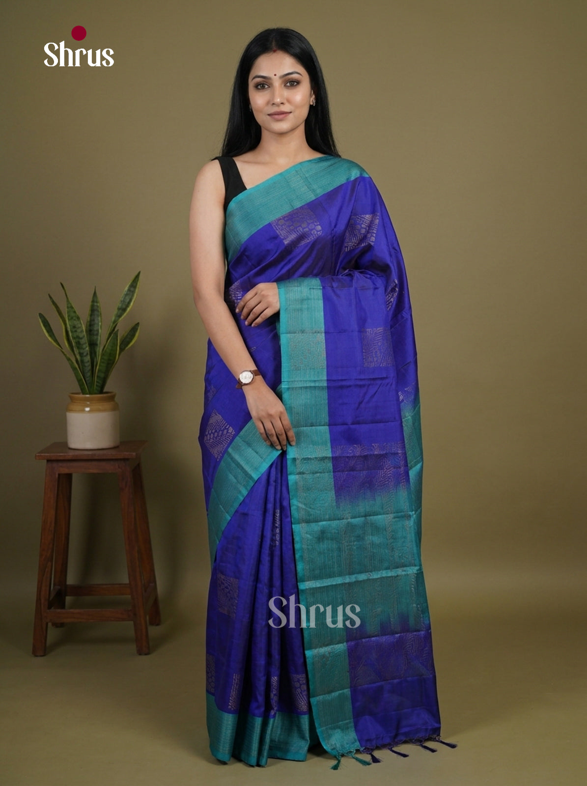 Softsilk-halfpure Saree - EI15117