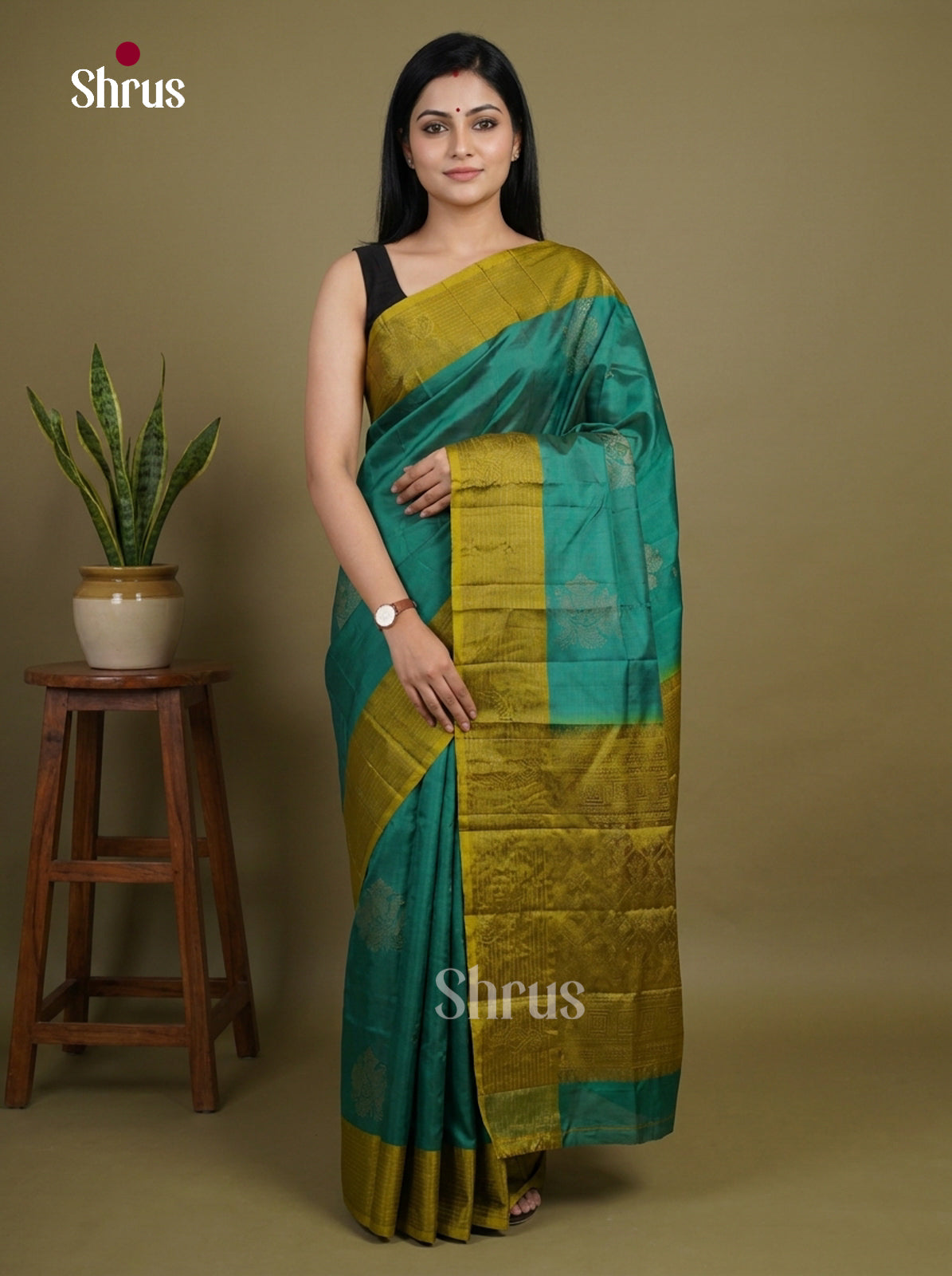 Softsilk-halfpure Saree - EI15122