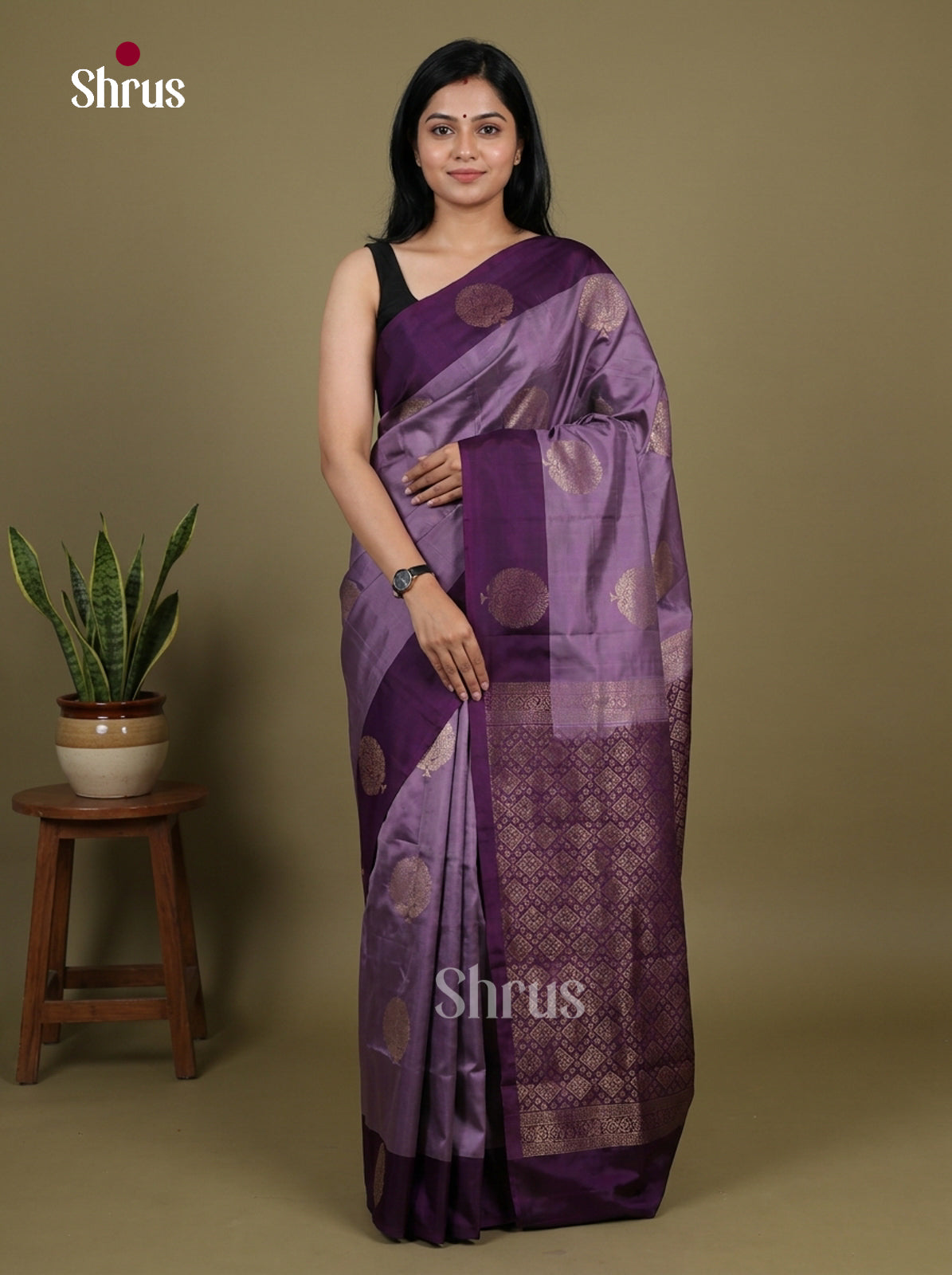 Softsilk-halfpure Saree - EI15170