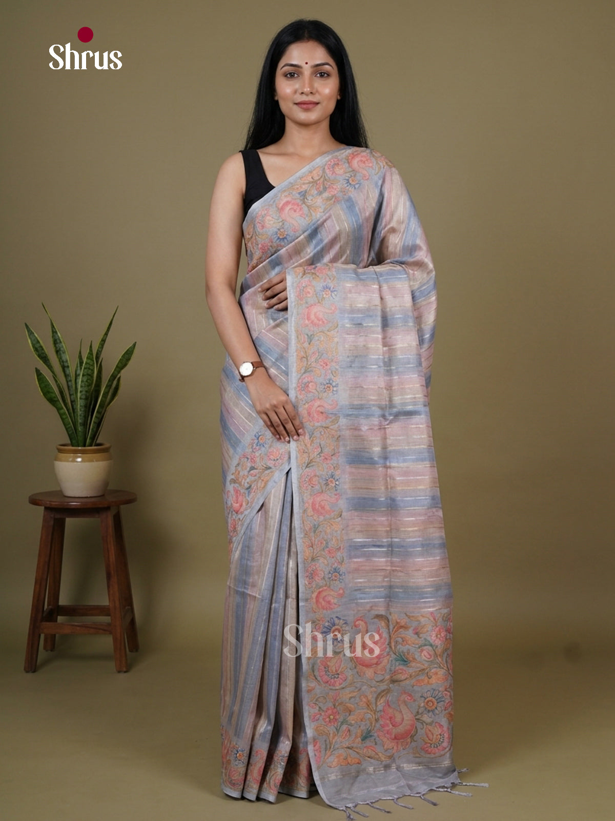 Linen Saree Saree - EI16217