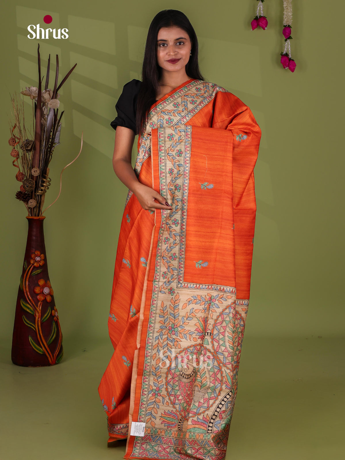Printed Madhubani Saree - EI16708