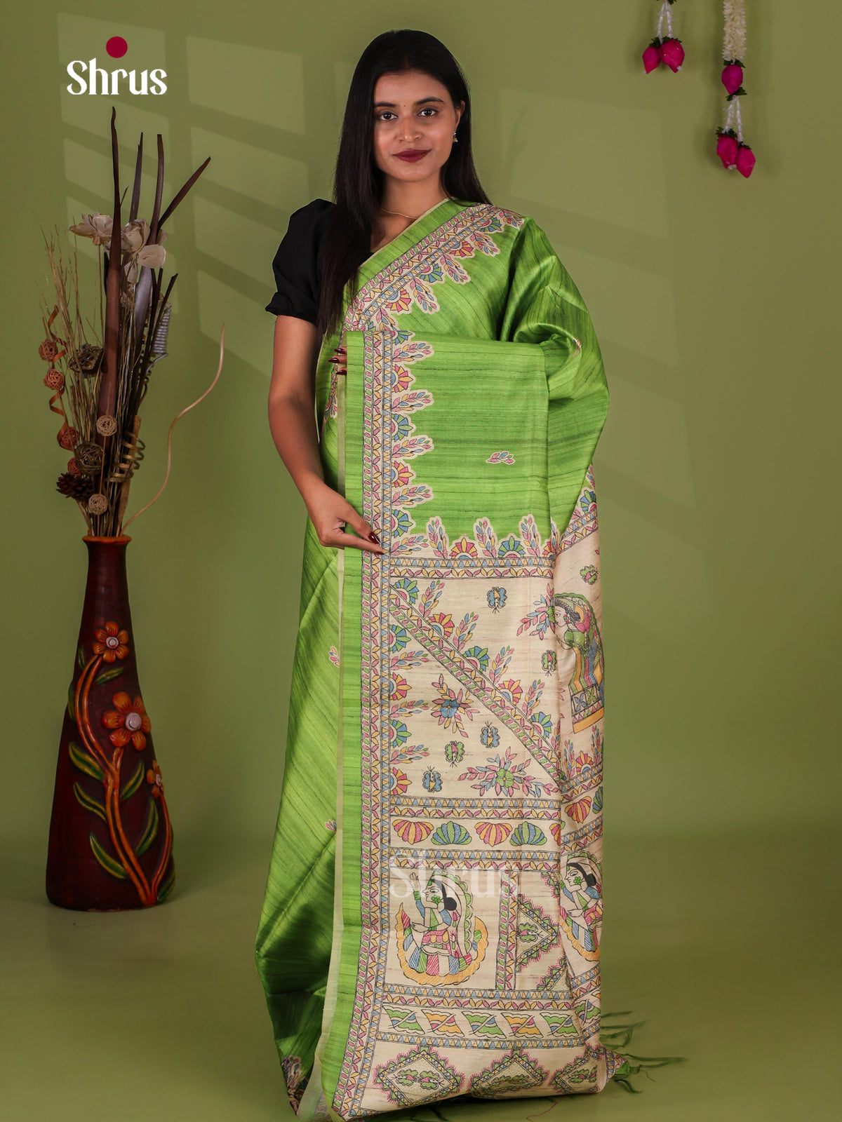 Printed Madhubani Saree - EI16721