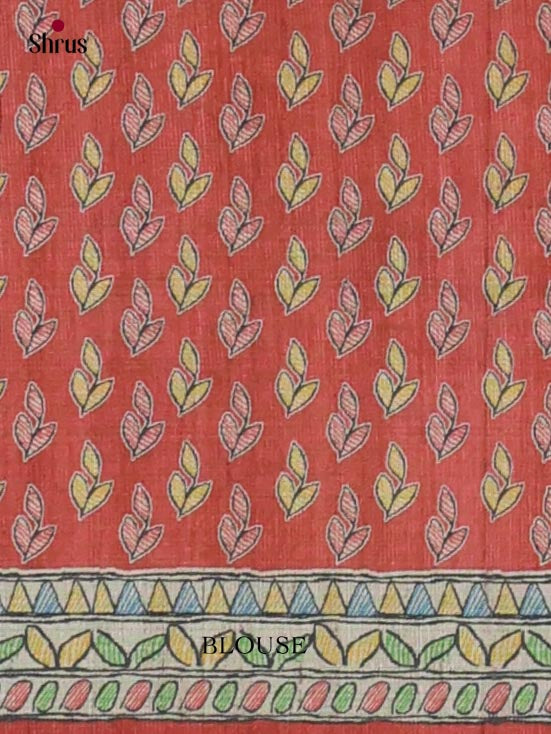 Printed Madhubani Saree - EI16724