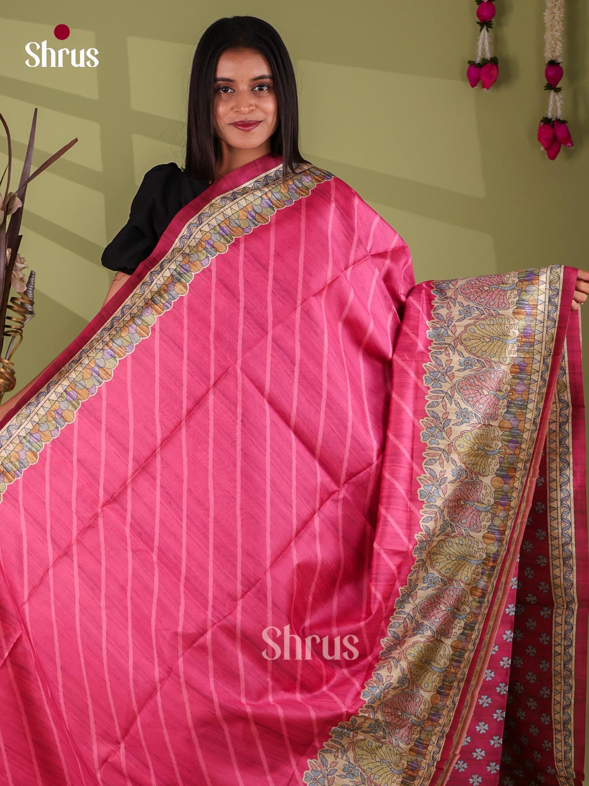 Printed Madhubani Saree - EI16749