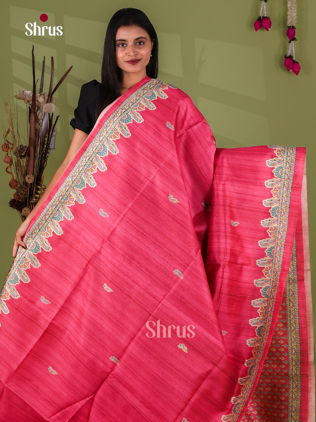 Printed Madhubani Saree - EI16751