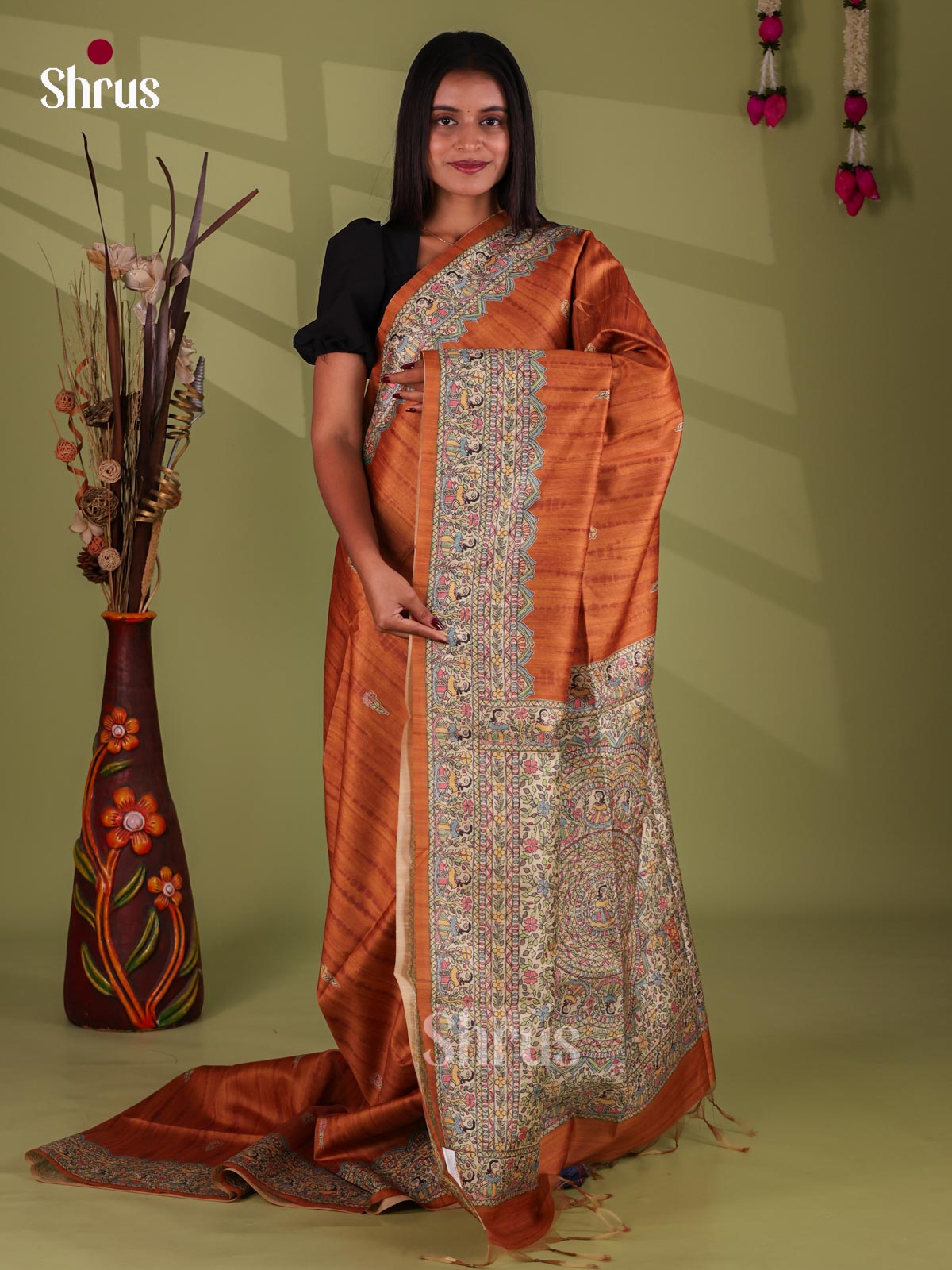 Printed Madhubani Saree - EI16754
