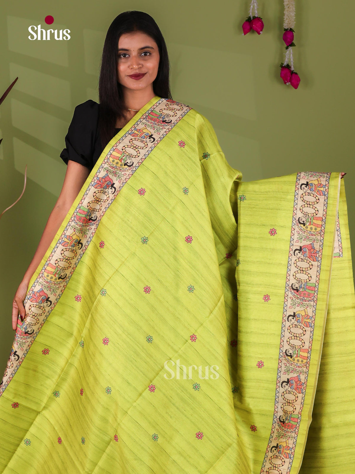 Printed Madhubani Saree - EI16763