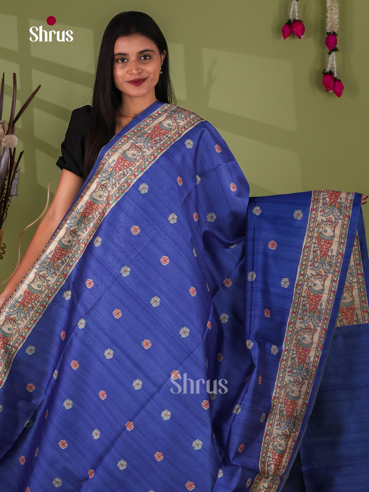 Printed Madhubani Saree - EI16770