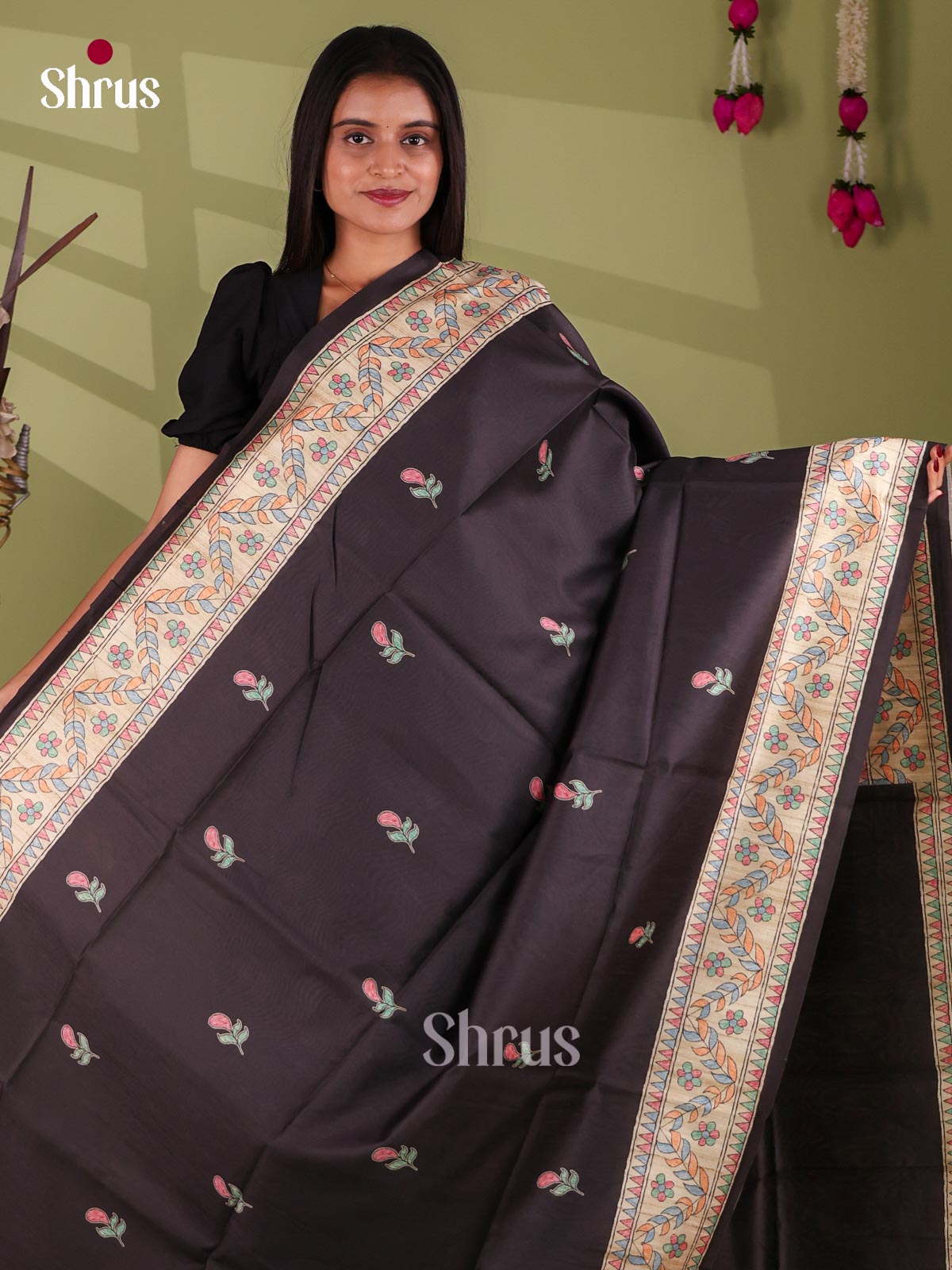 Printed Madhubani Saree - EI16777