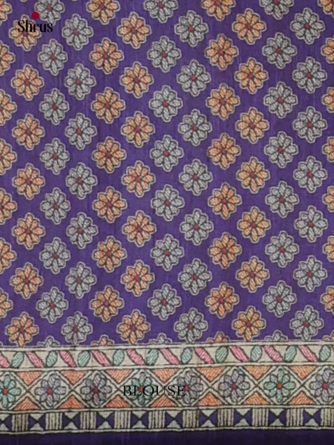 Printed Madhubani Saree - EI16795