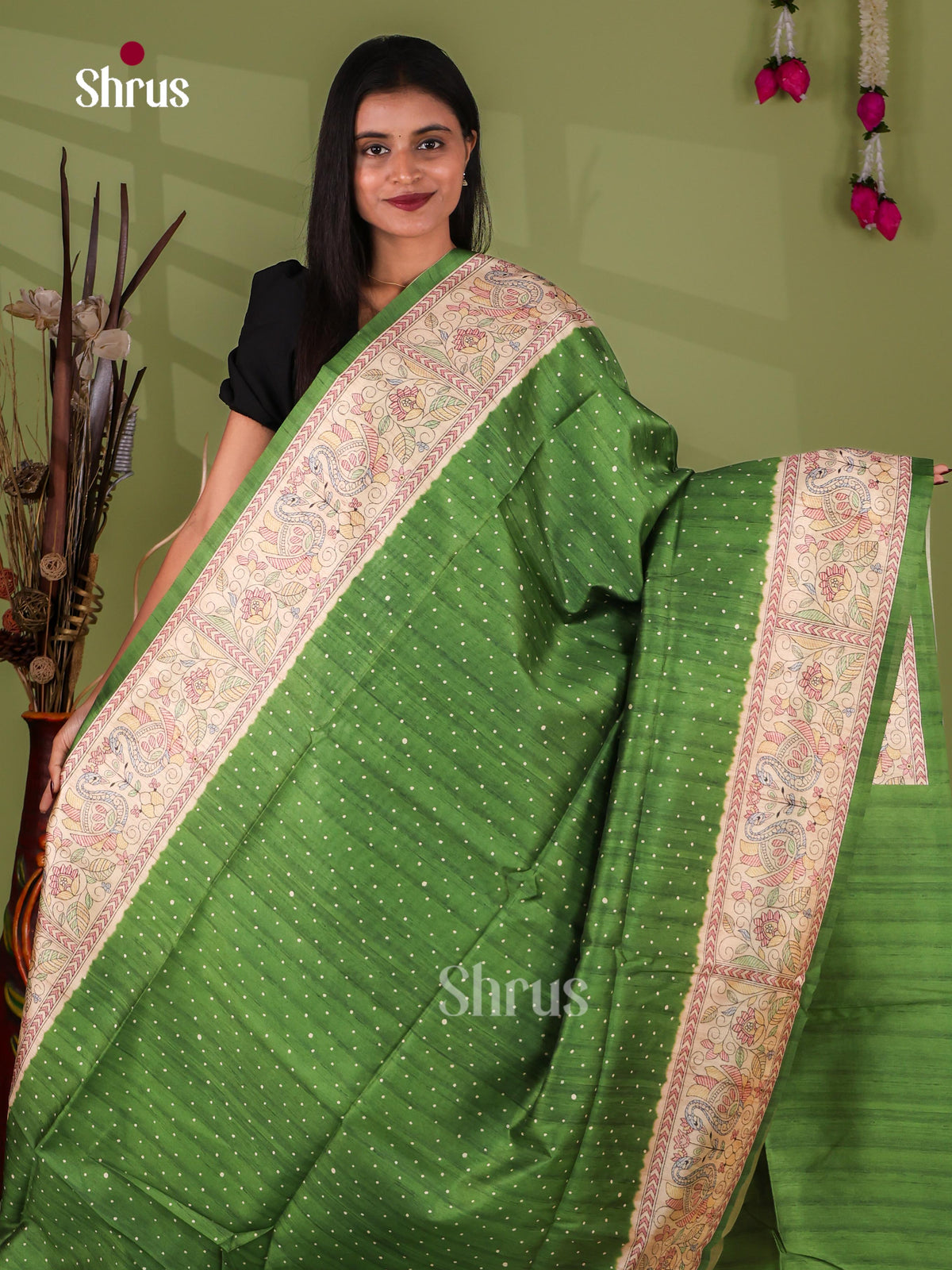 Printed Madhubani Saree - EI16799