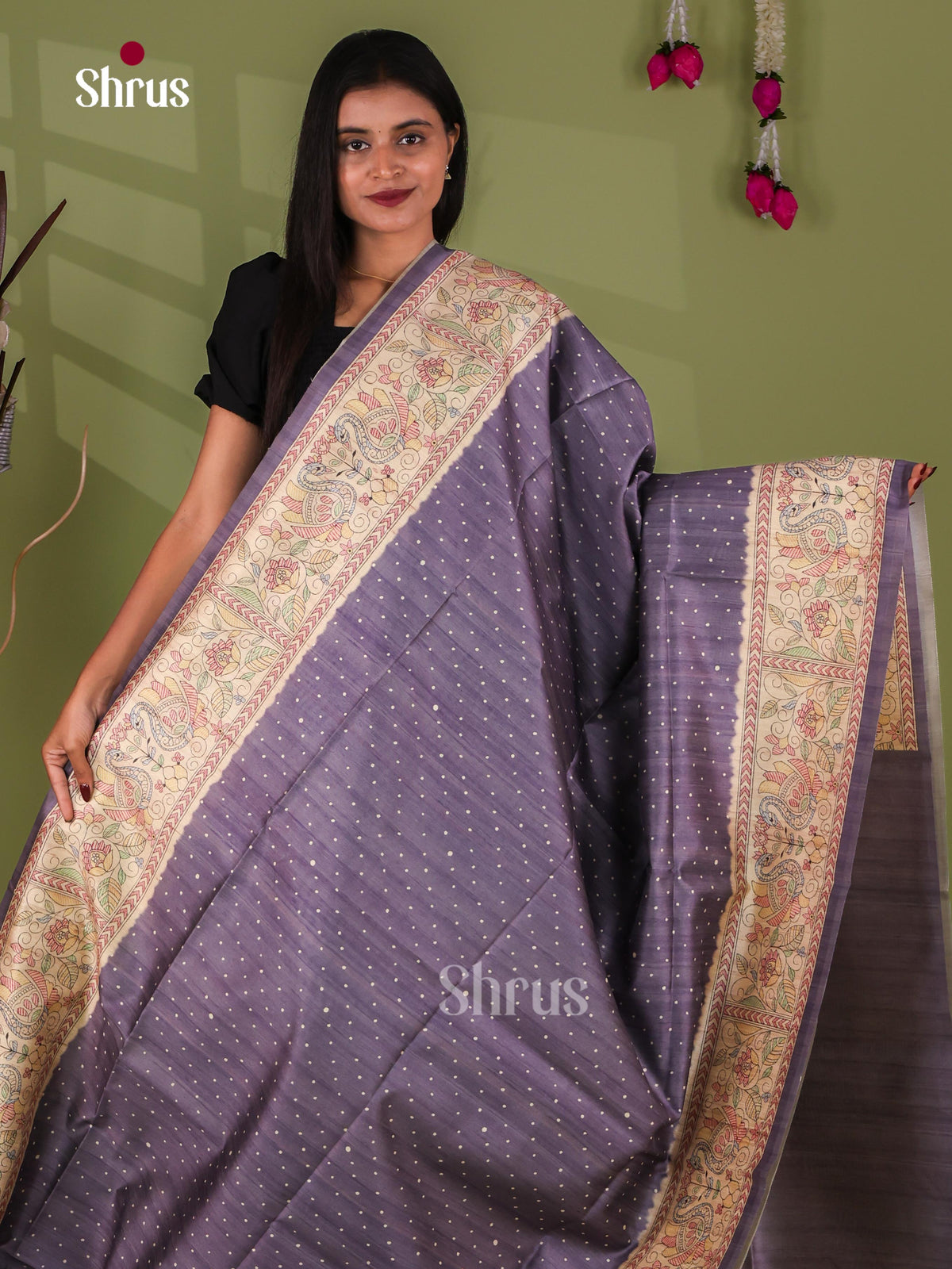 Printed Madhubani Saree - EI16800