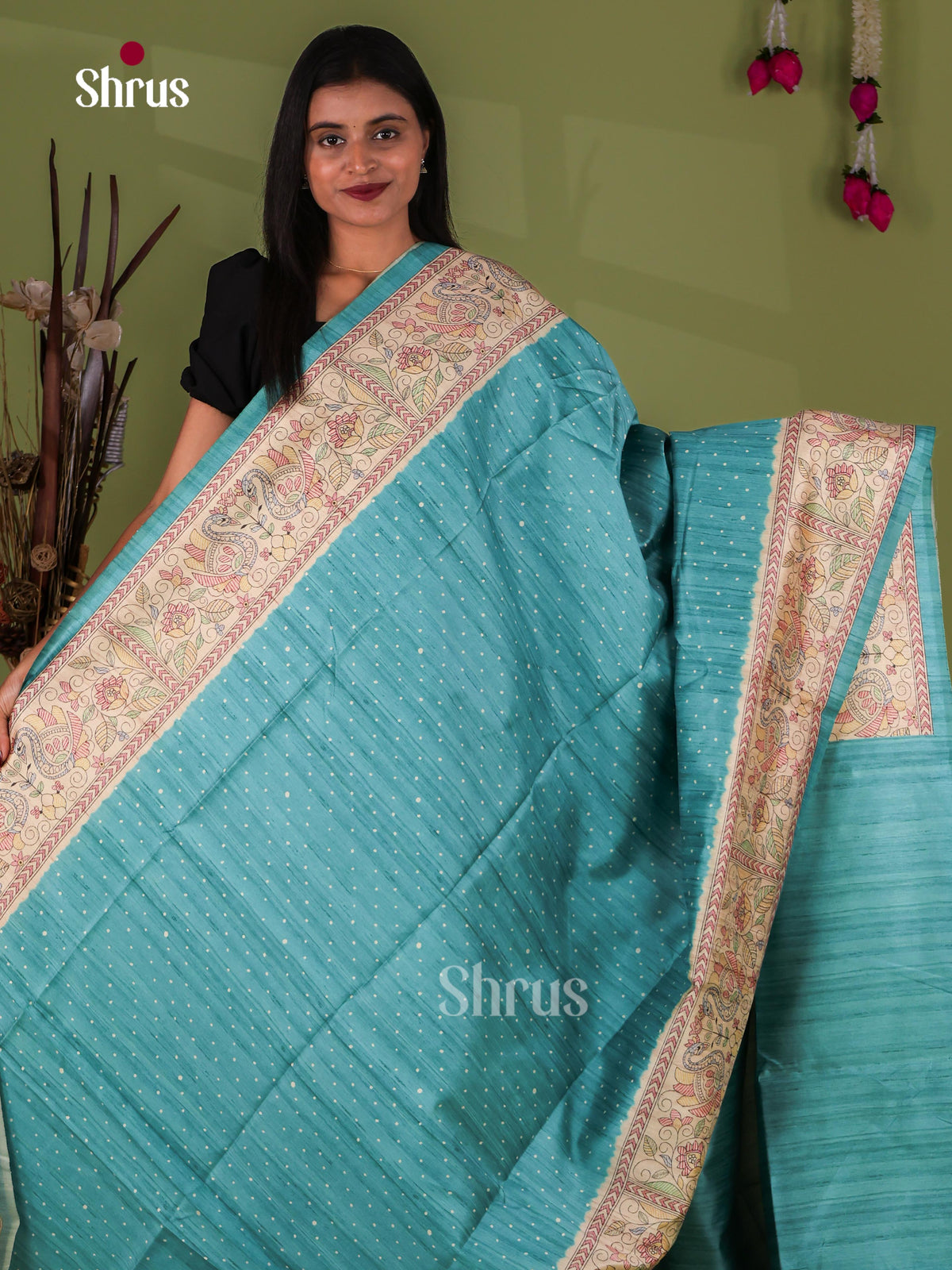 Printed Madhubani Saree - EI16802