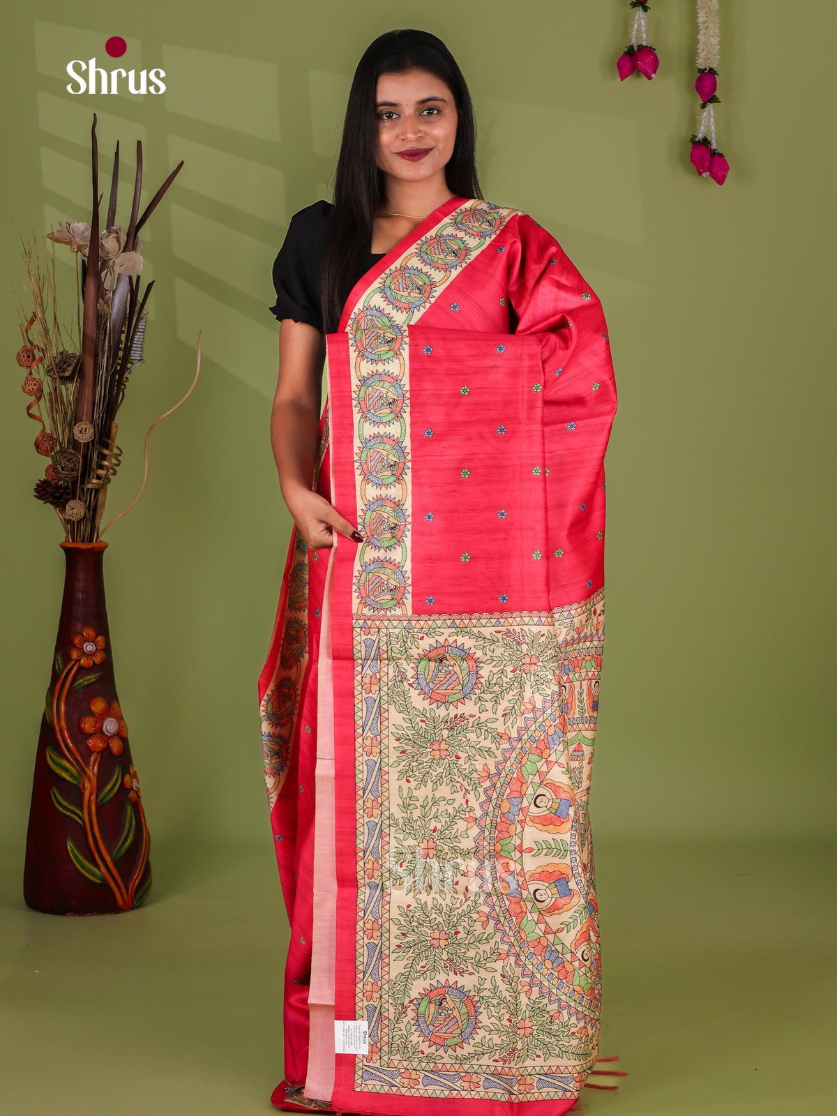 Printed Madhubani Saree - EI16804