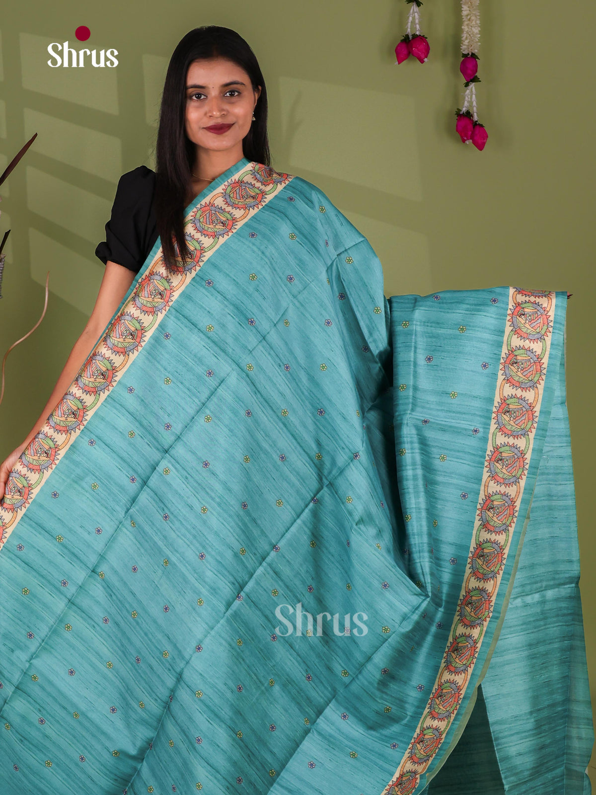 Printed Madhubani Saree - EI16806
