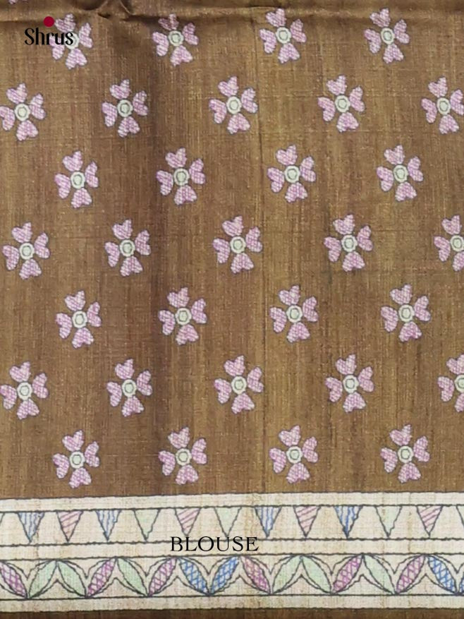 Printed Madhubani Saree - EI16814