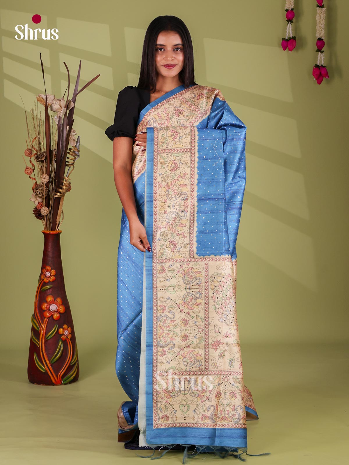 Printed Madhubani Saree - EI16830