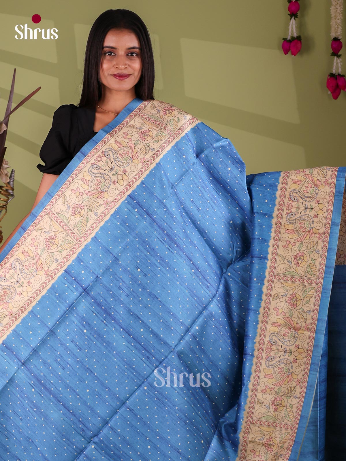 Printed Madhubani Saree - EI16830