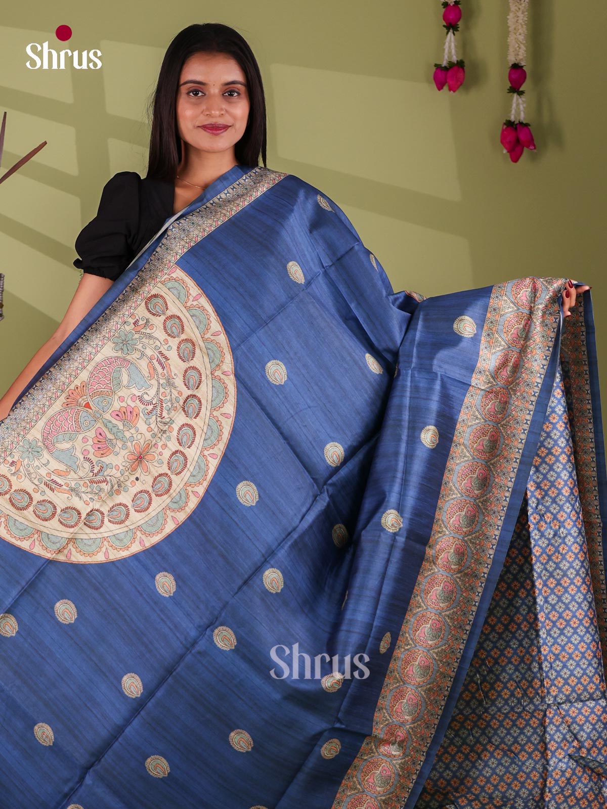 Printed Madhubani Saree - EI16833