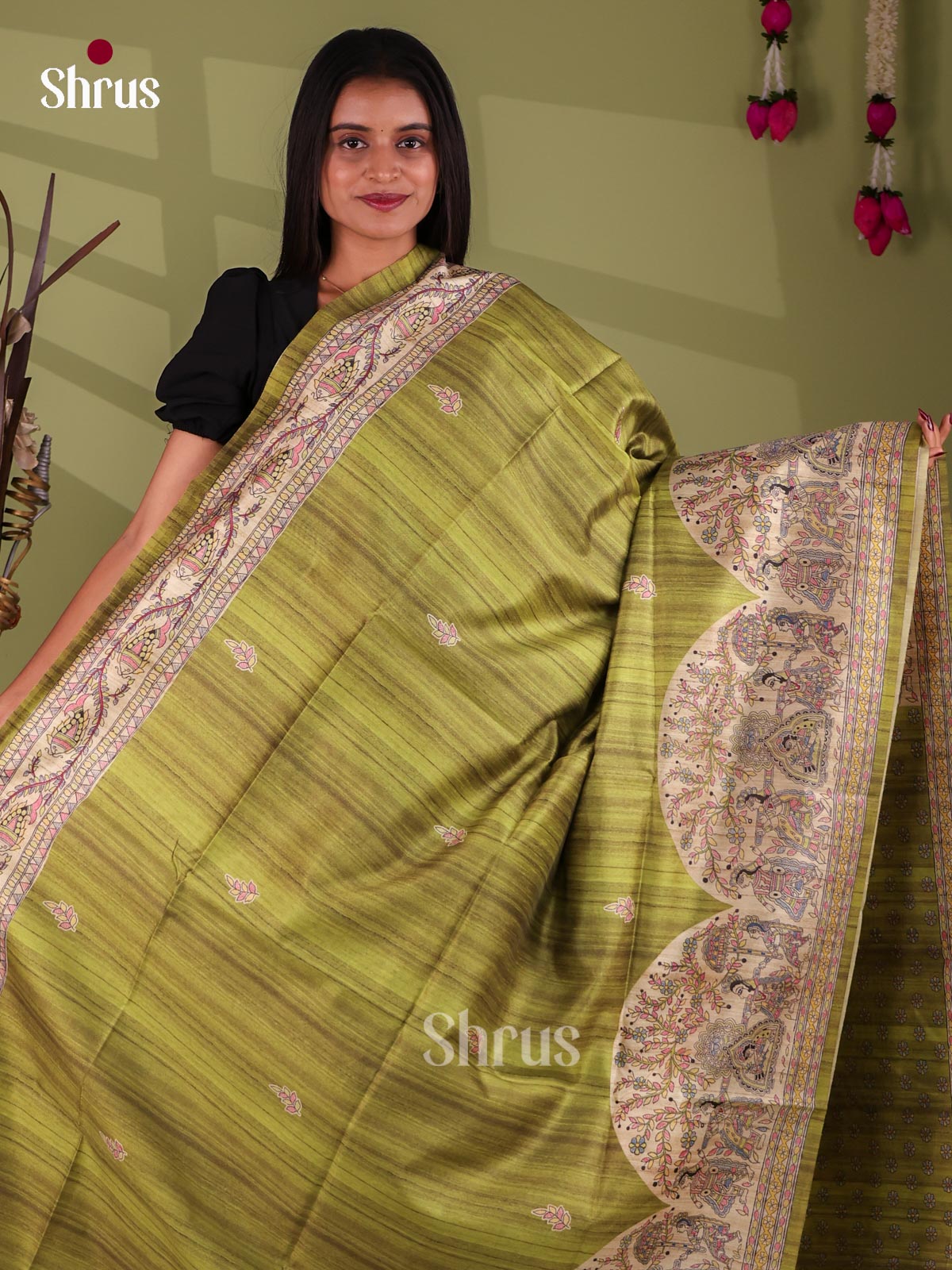 Printed Madhubani Saree - EI16847