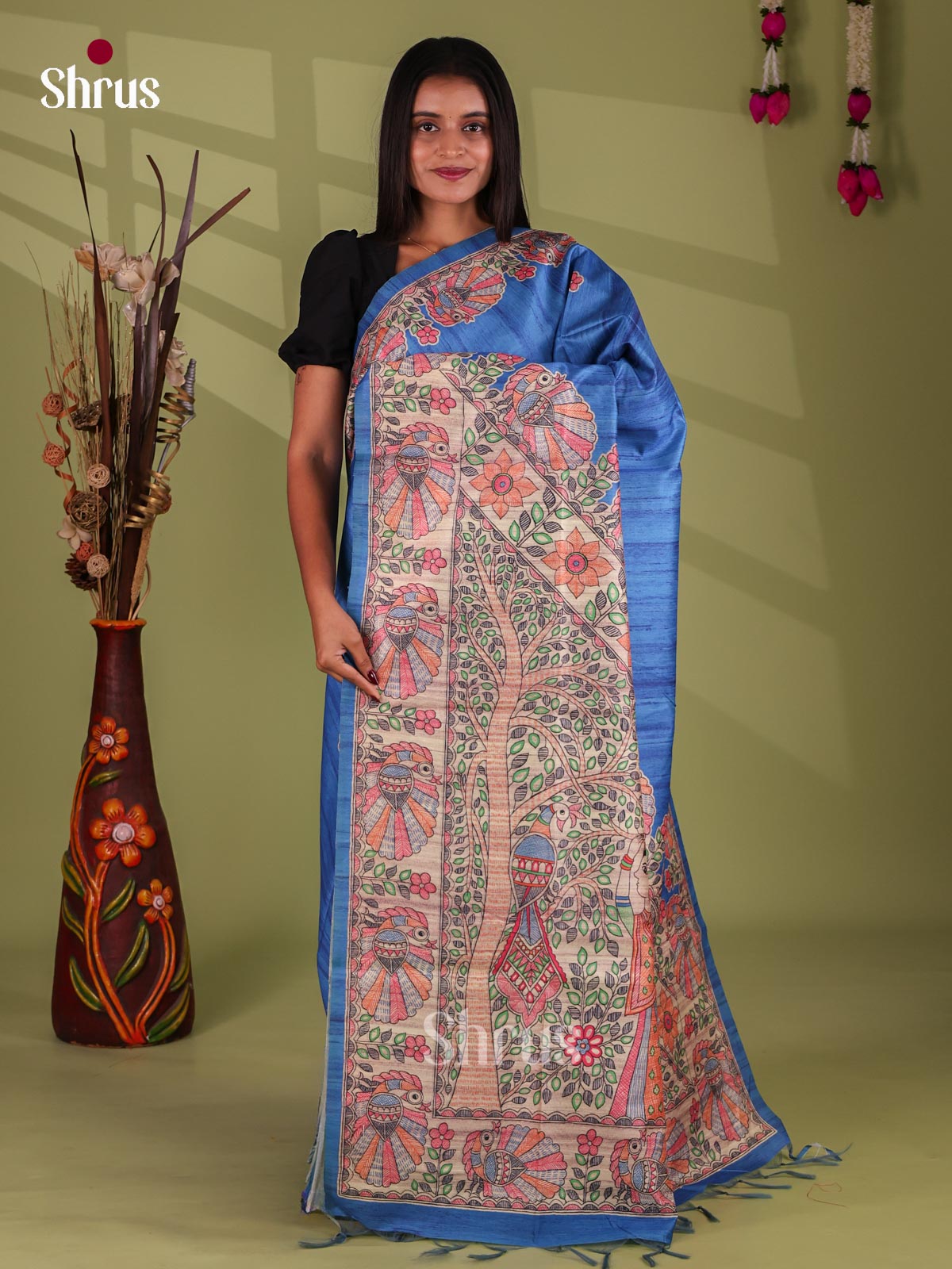 Printed Madhubani Saree - EI16853