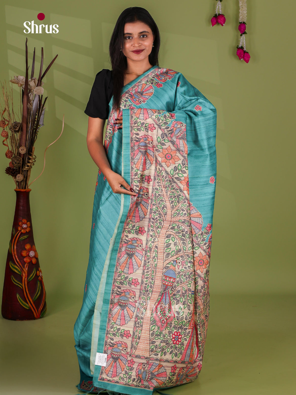 Printed Madhubani Saree - EI16862