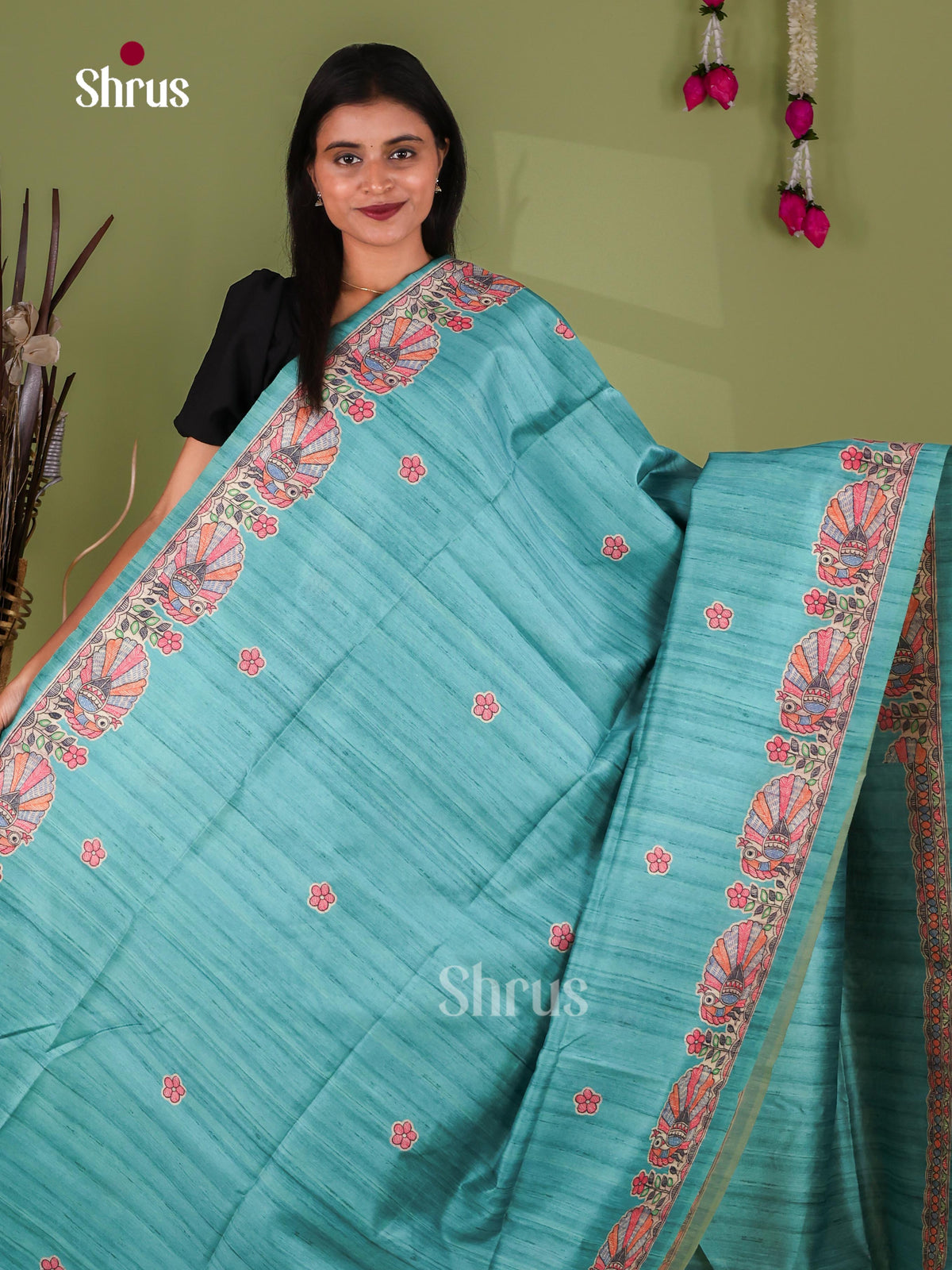 Printed Madhubani Saree - EI16862