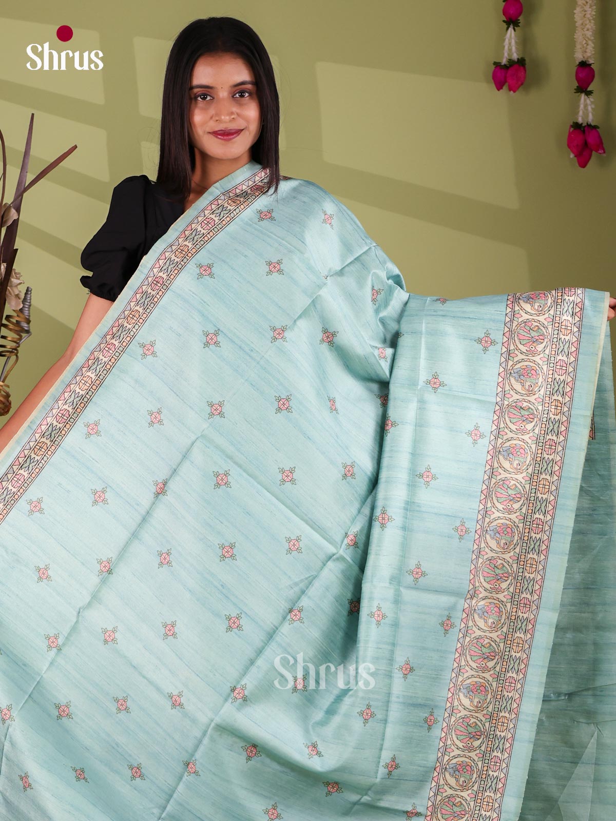 Printed Madhubani Saree - EI16885