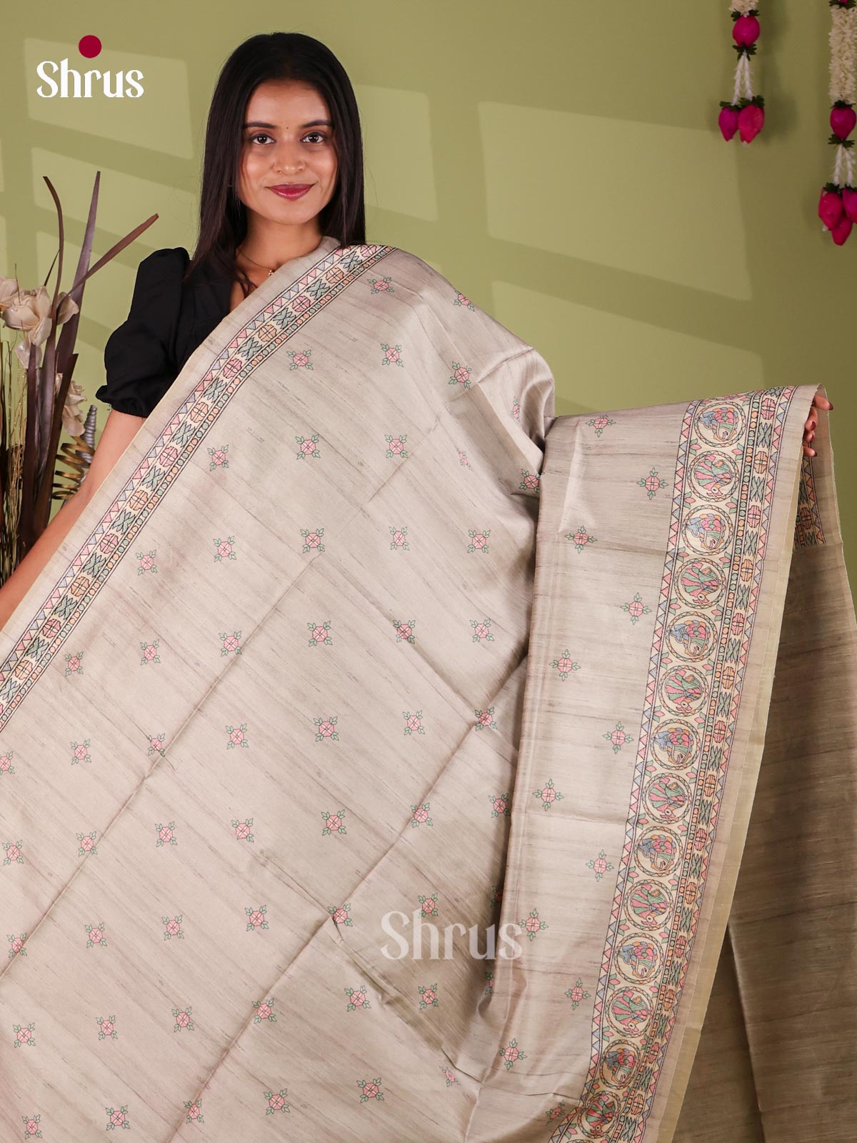Printed Madhubani Saree - EI16888