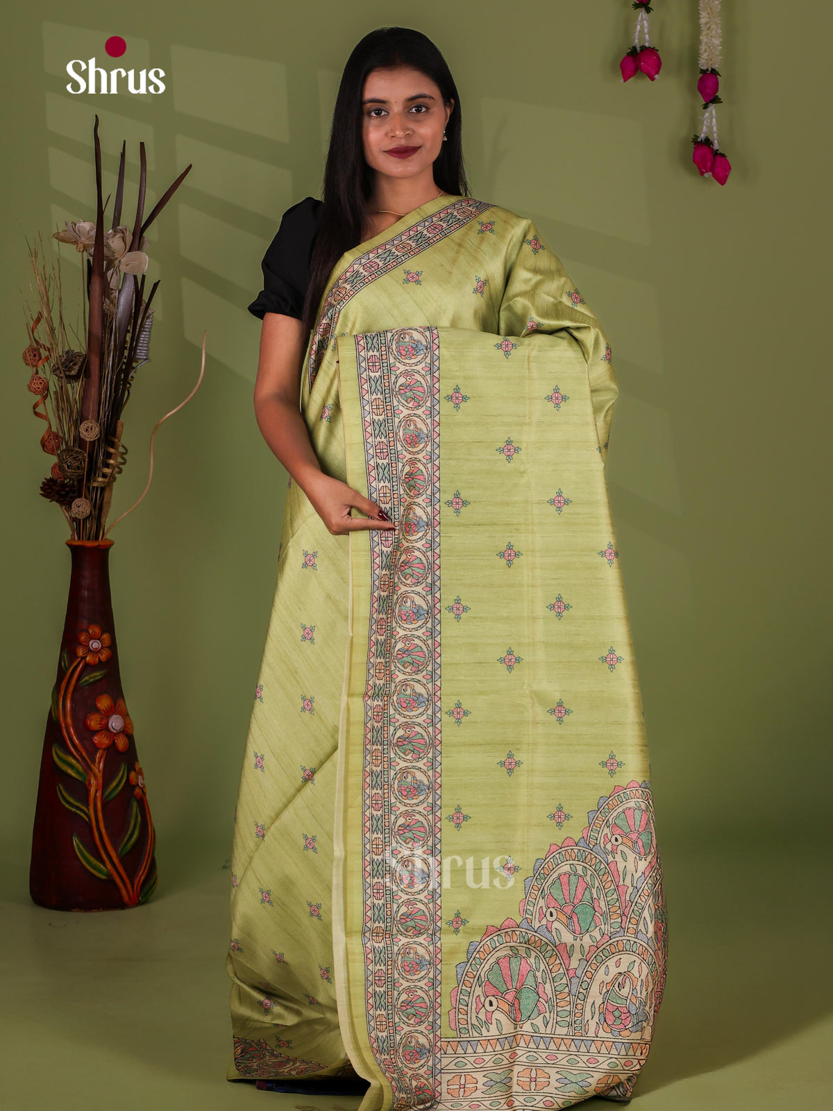 Printed Madhubani Saree - EI16891