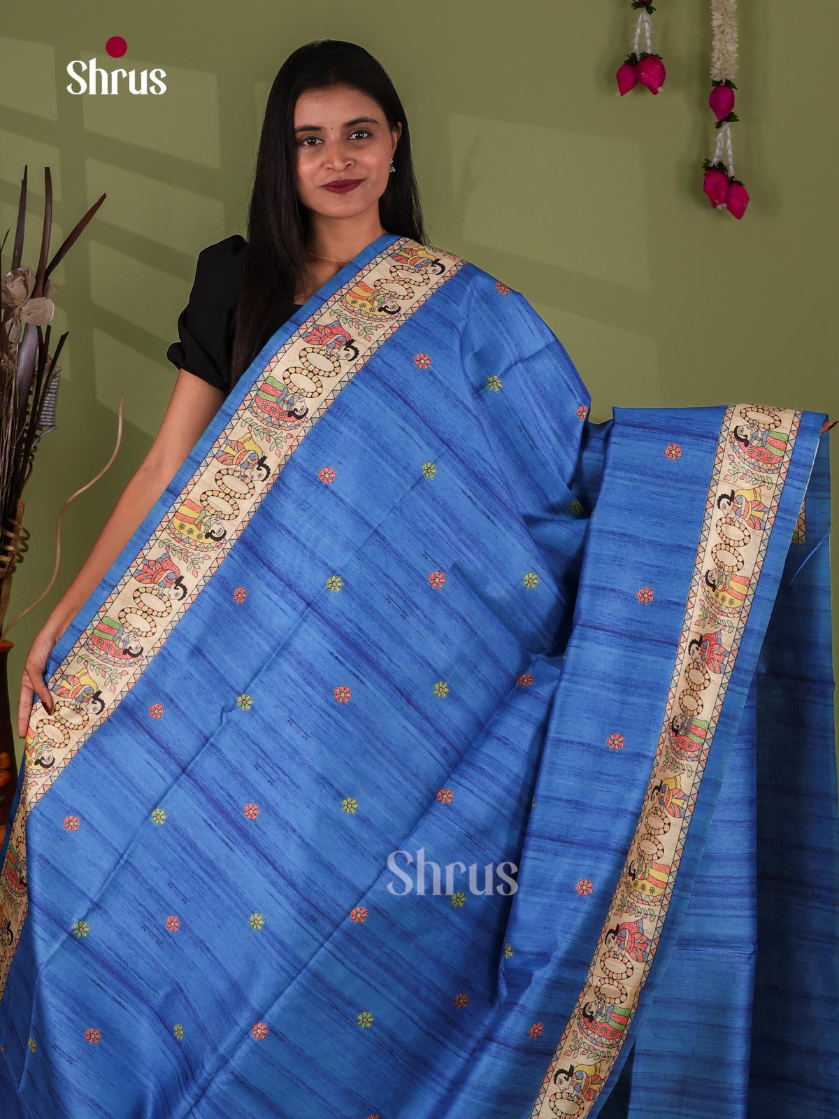 Printed Madhubani Saree - EI16892