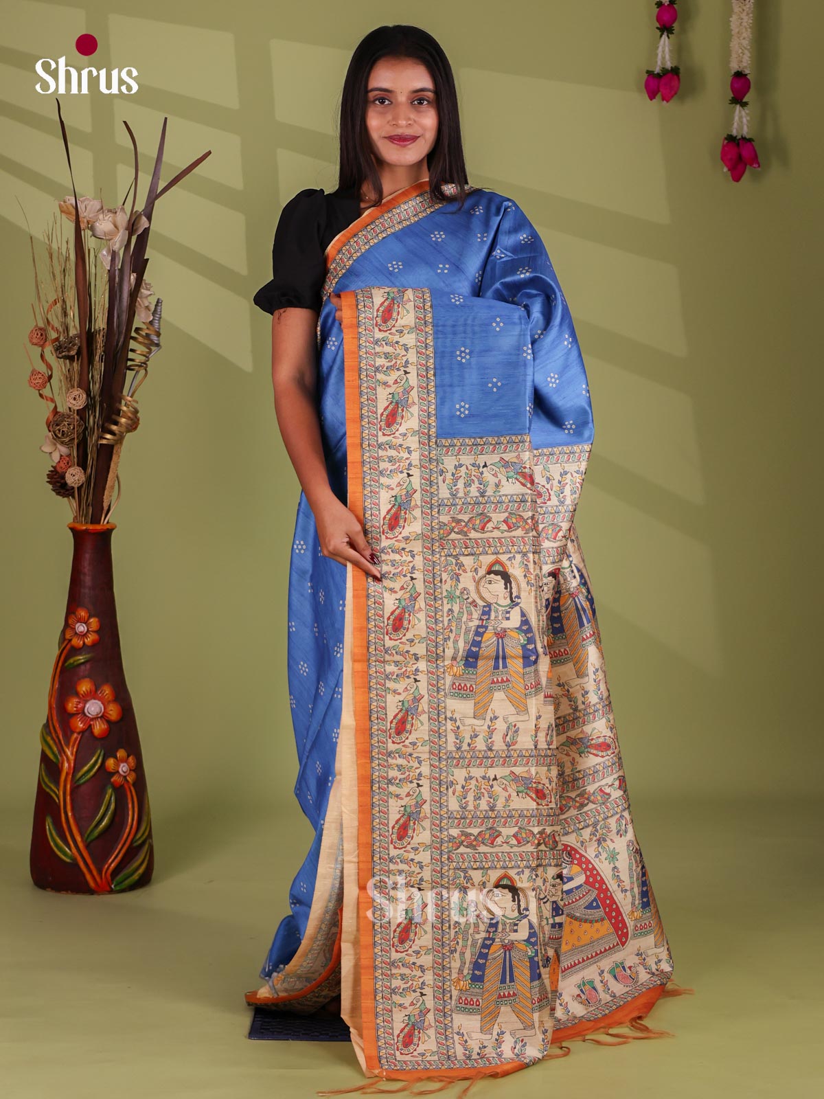 Printed Madhubani Saree - EI16894