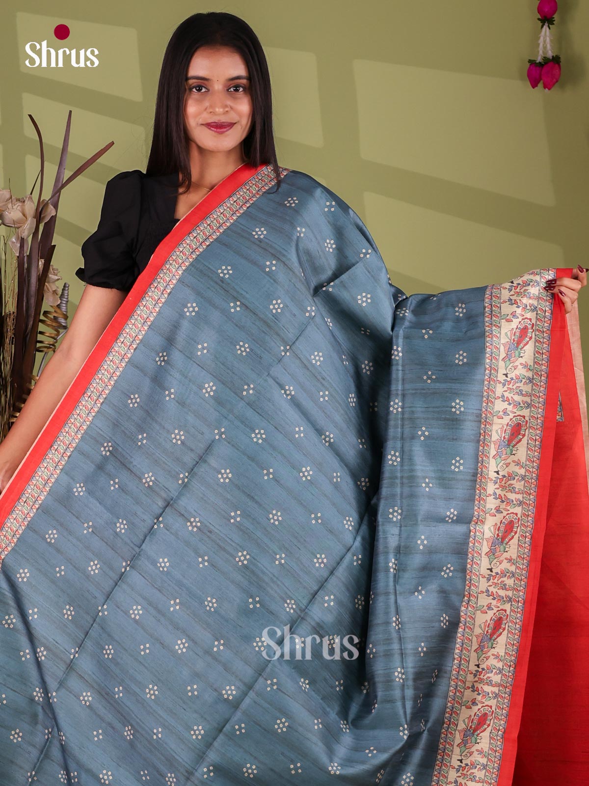 Printed Madhubani Saree - EI16895
