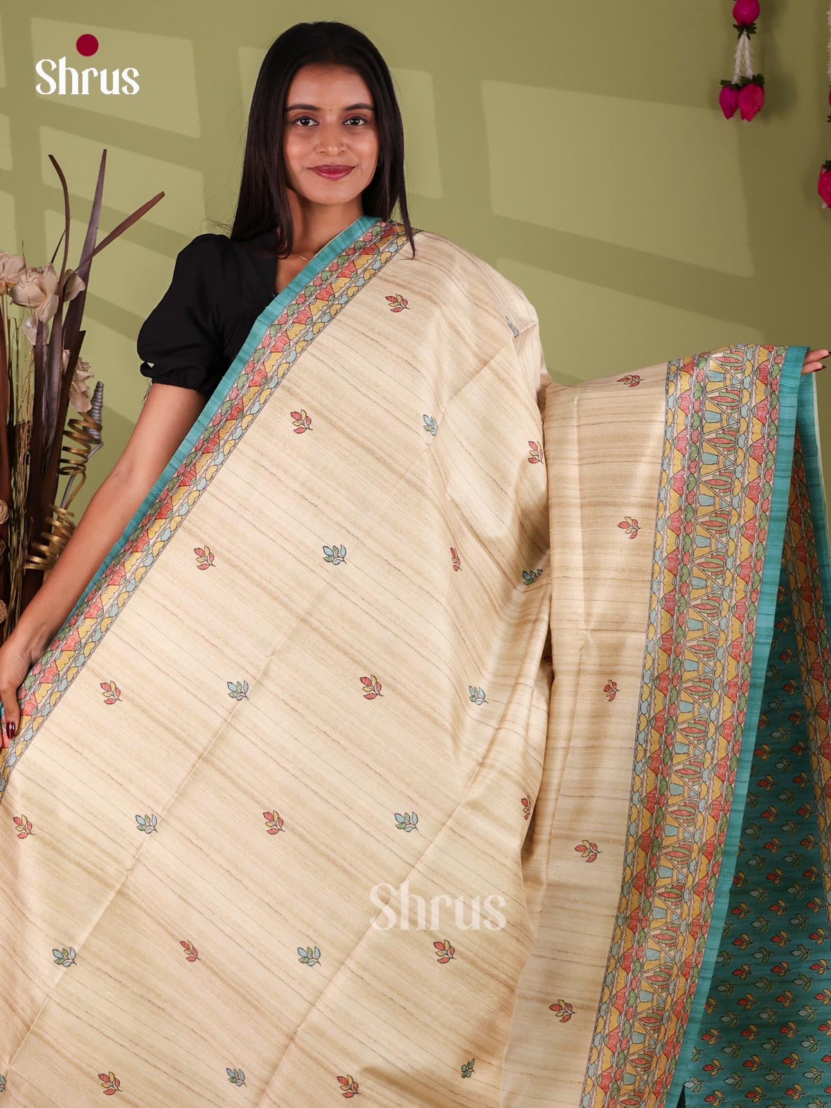 Printed Madhubani Saree - EI16897